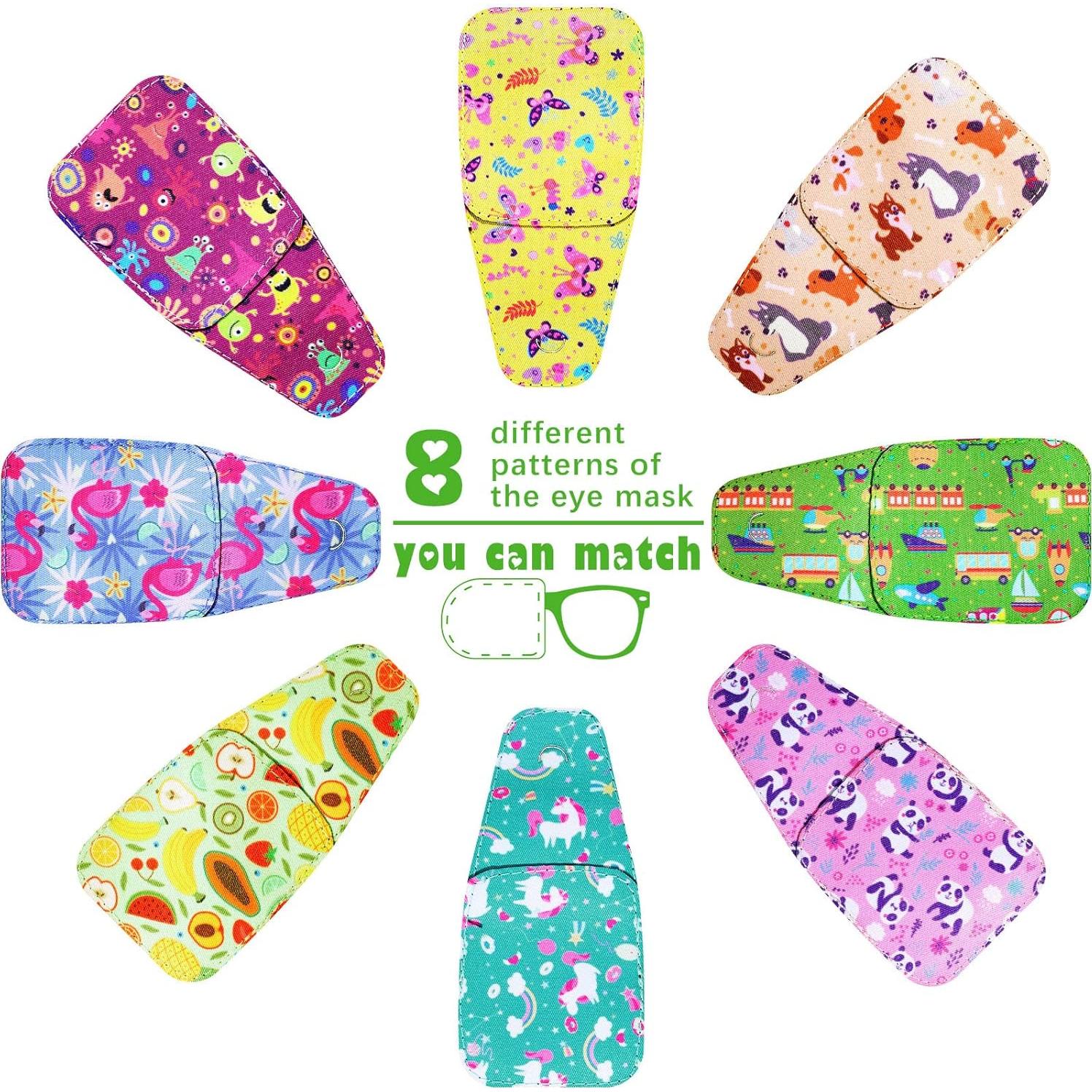 Parche para Ojos Treela 8 Piezas Estilo Bonito Niños