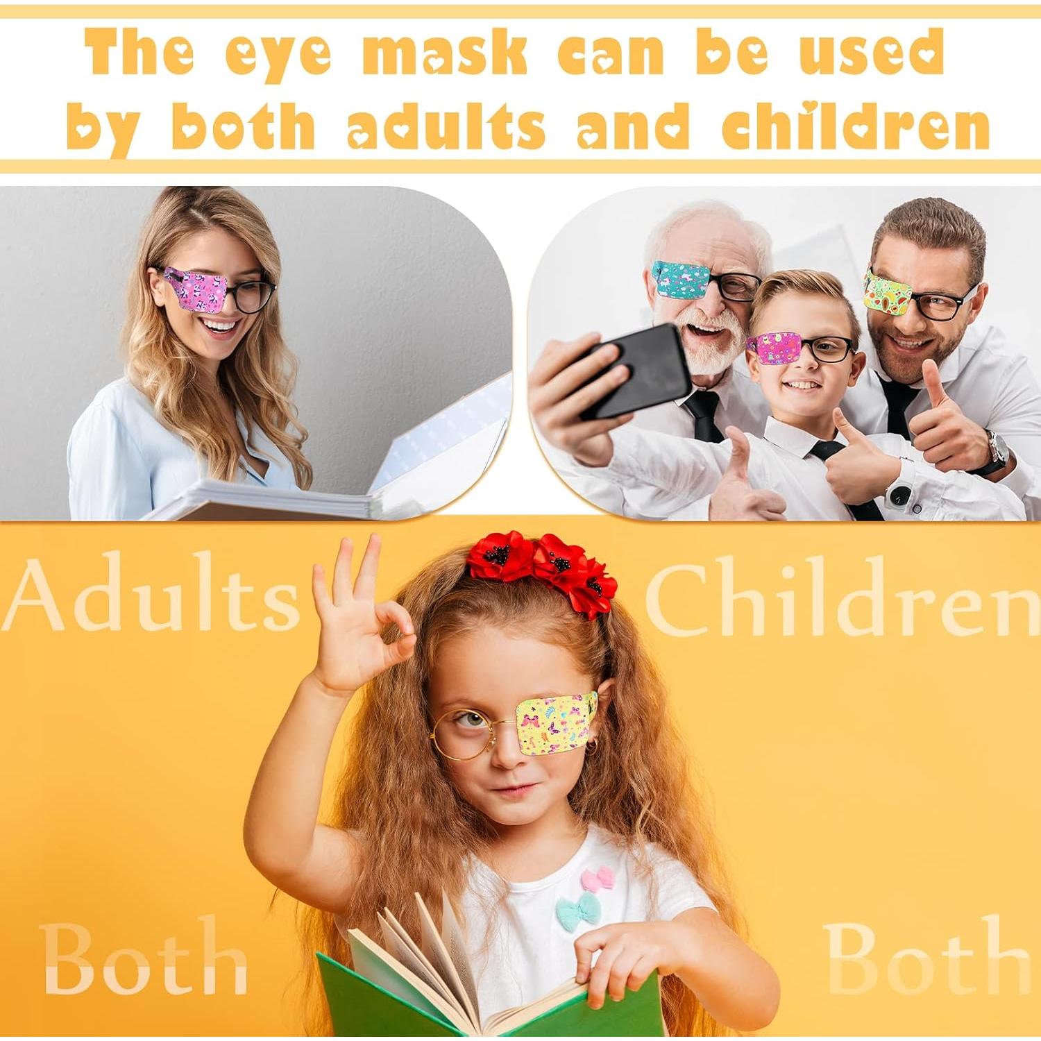 Parche para Ojos Treela 8 Piezas Estilo Bonito Niños