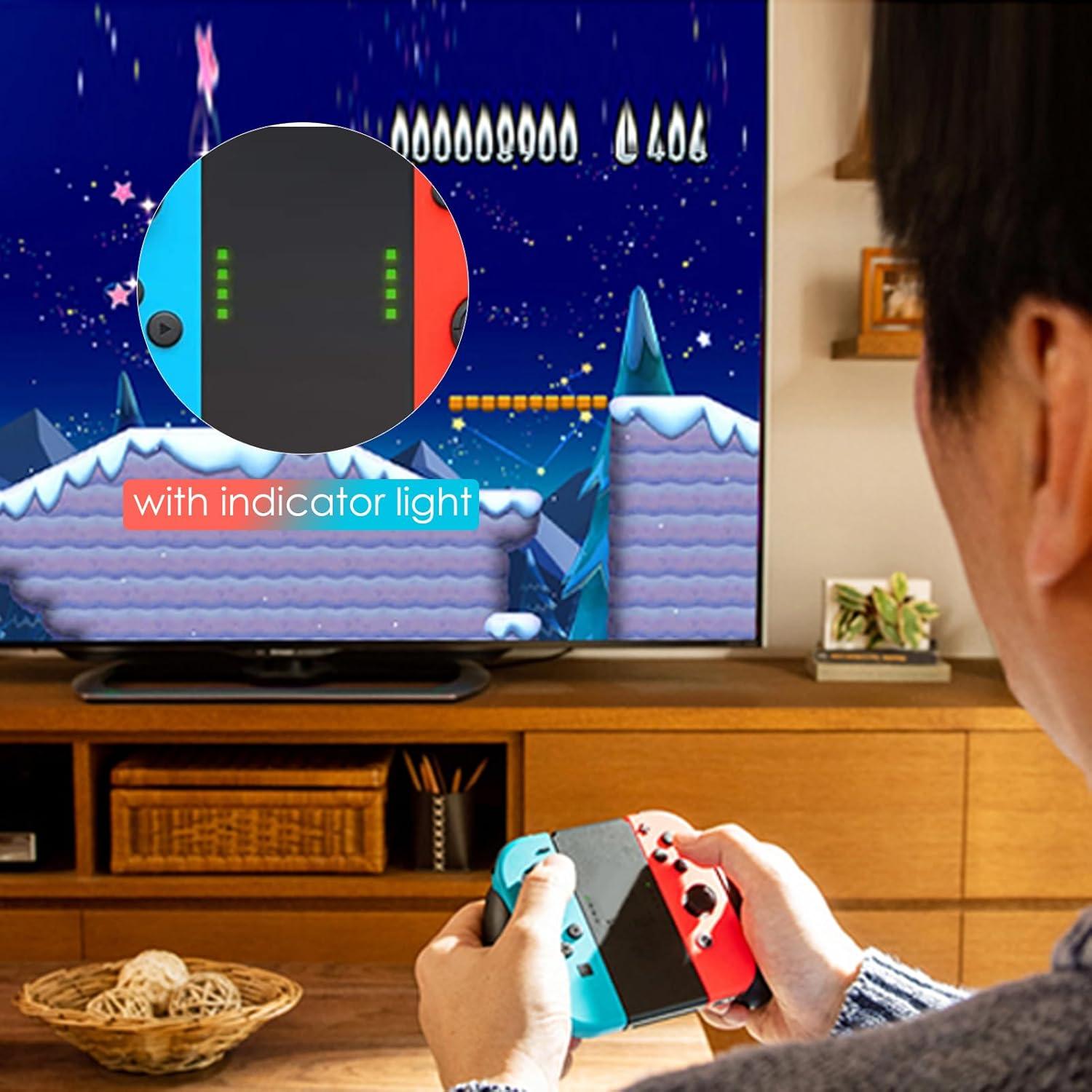 Agarraderas de Confort Gugxiom para Joy-Con Switch - Negro