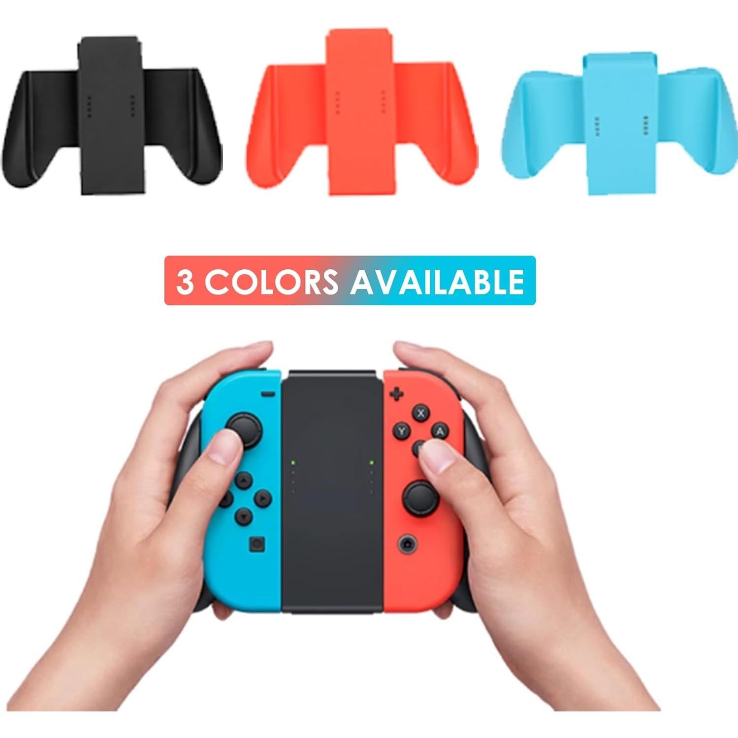 Agarraderas de Confort Gugxiom para Joy-Con Switch - Negro