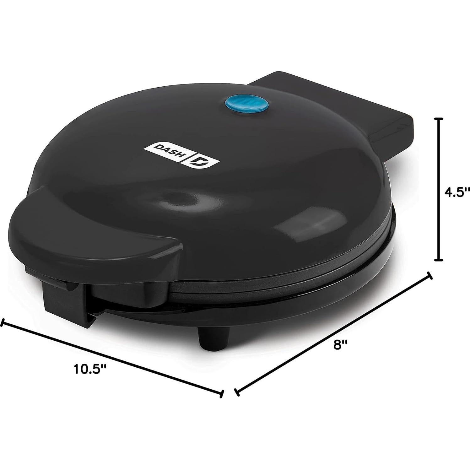 Máquina de Waffles DASH Express 20 cm Antiadherente - Negro