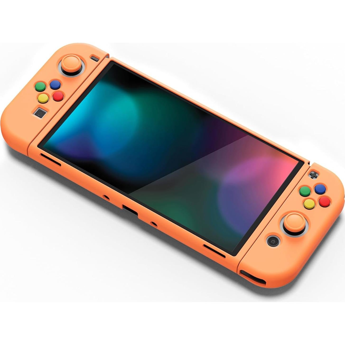 Funda Protectora Suave PlayVital para Nintendo Switch OLED - Amarillo