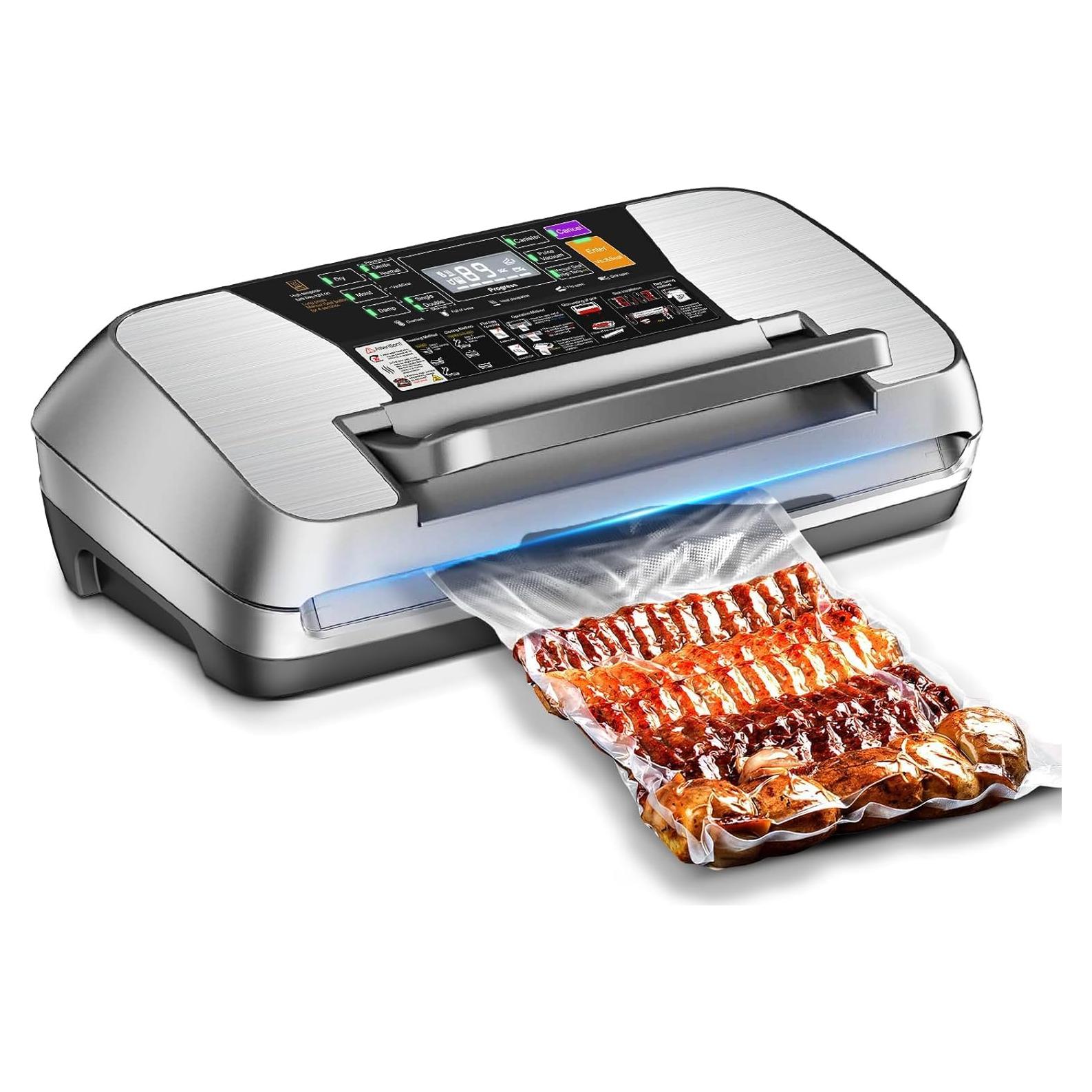 Selladora al Vacío MZROT SV618 Automática 230W Plata