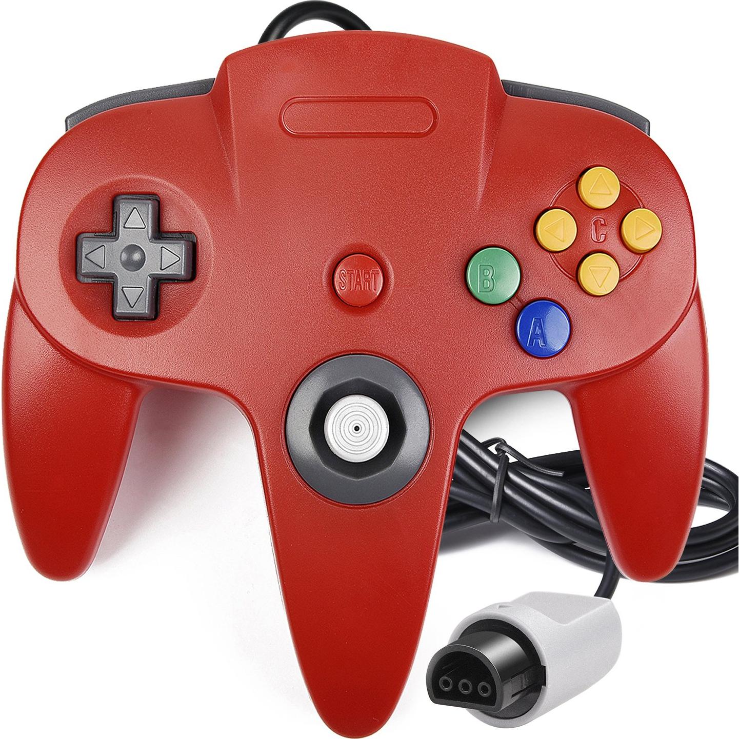 Paquete de 2 Controladores N64 iNNEXT con Cable 1.83m