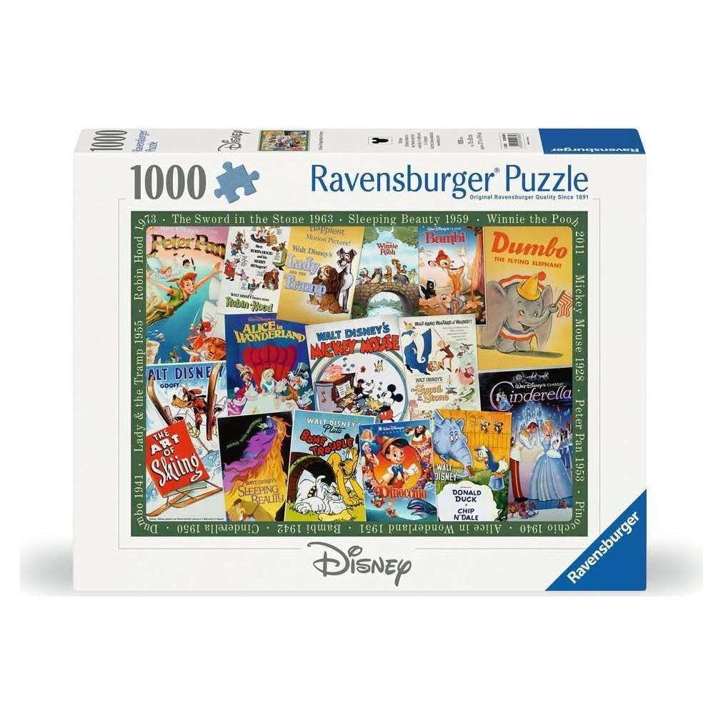 Rompecabezas Ravensburger Vintage Disney 1000 Piezas Adultos