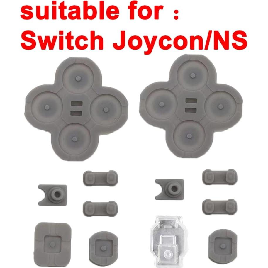 Almohadillas de Goma Conductiva MYPUQIAO para Joy-con Switch