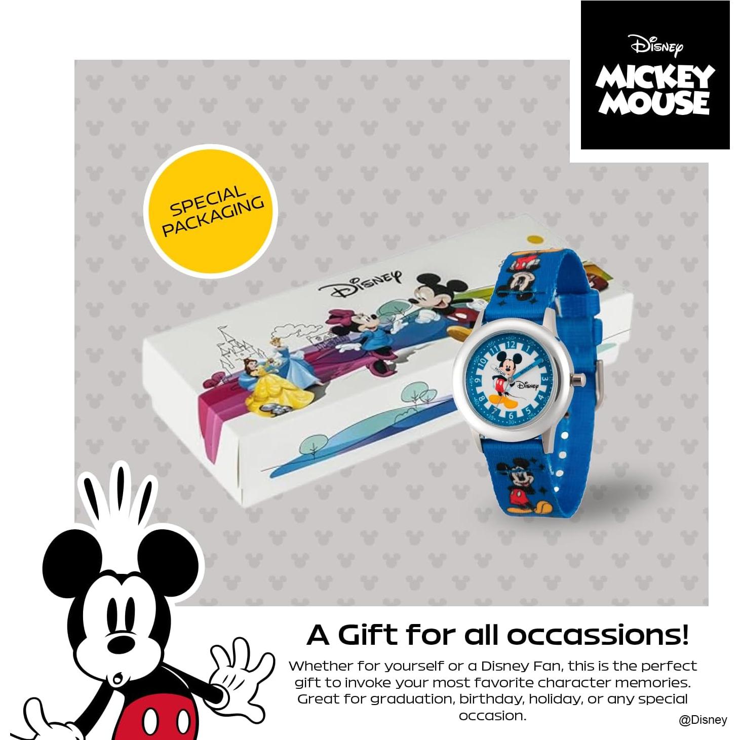 Reloj Analógico de Cuarzo Disney Mickey Mouse Niños 32mm