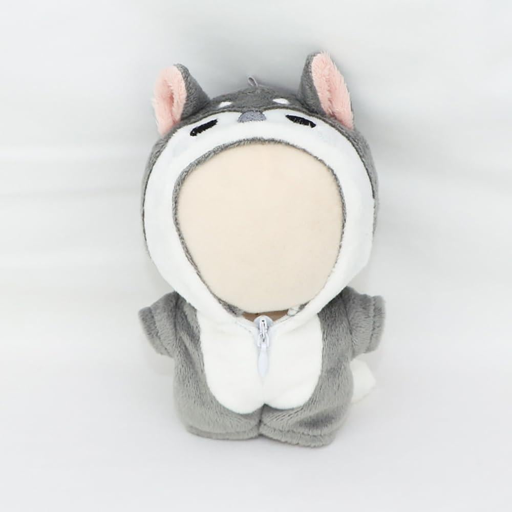 Ropa de Muñeca de Peluche 10cm niannyyhouse Traje Dinosaurio