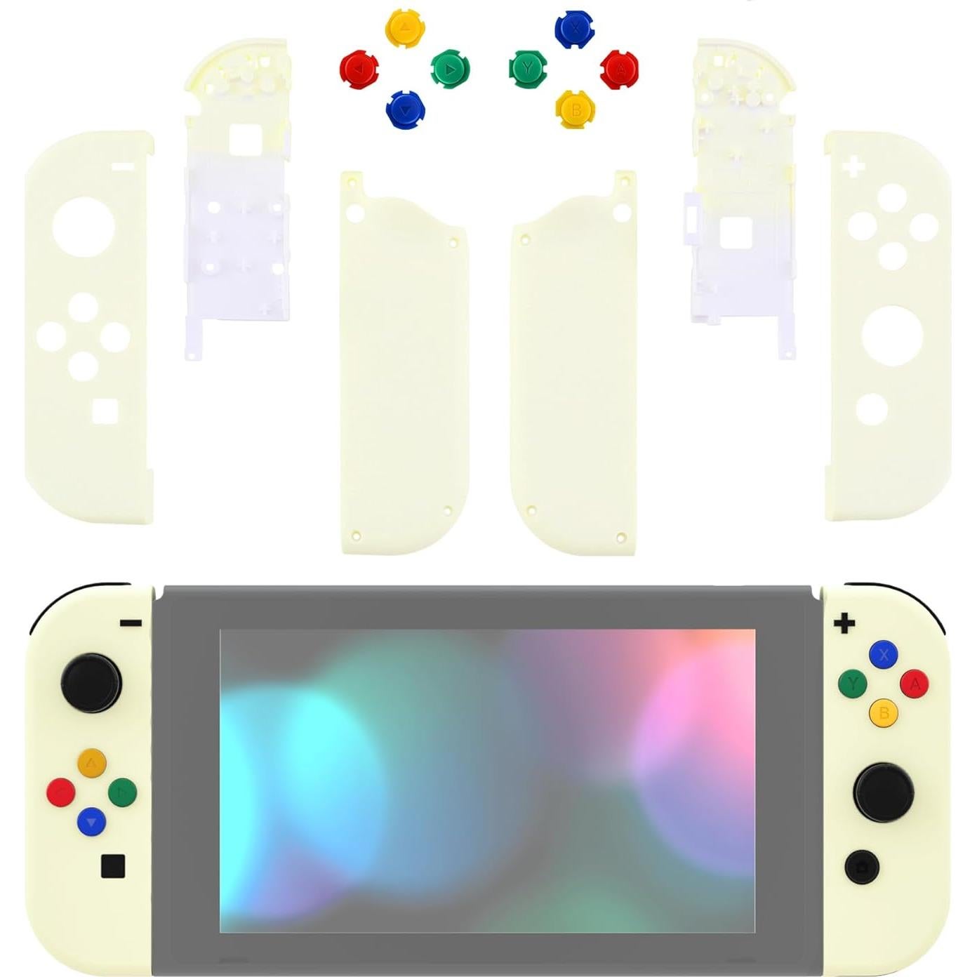 Carcasa de Reemplazo eXtremeRate Joycon Nintendo Switch Amarillo