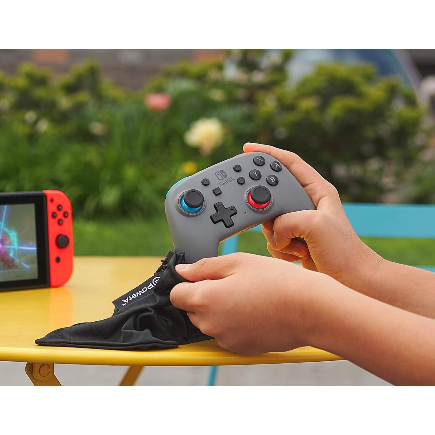 Controlador Inalámbrico PowerA Nano para Nintendo Switch - Gris