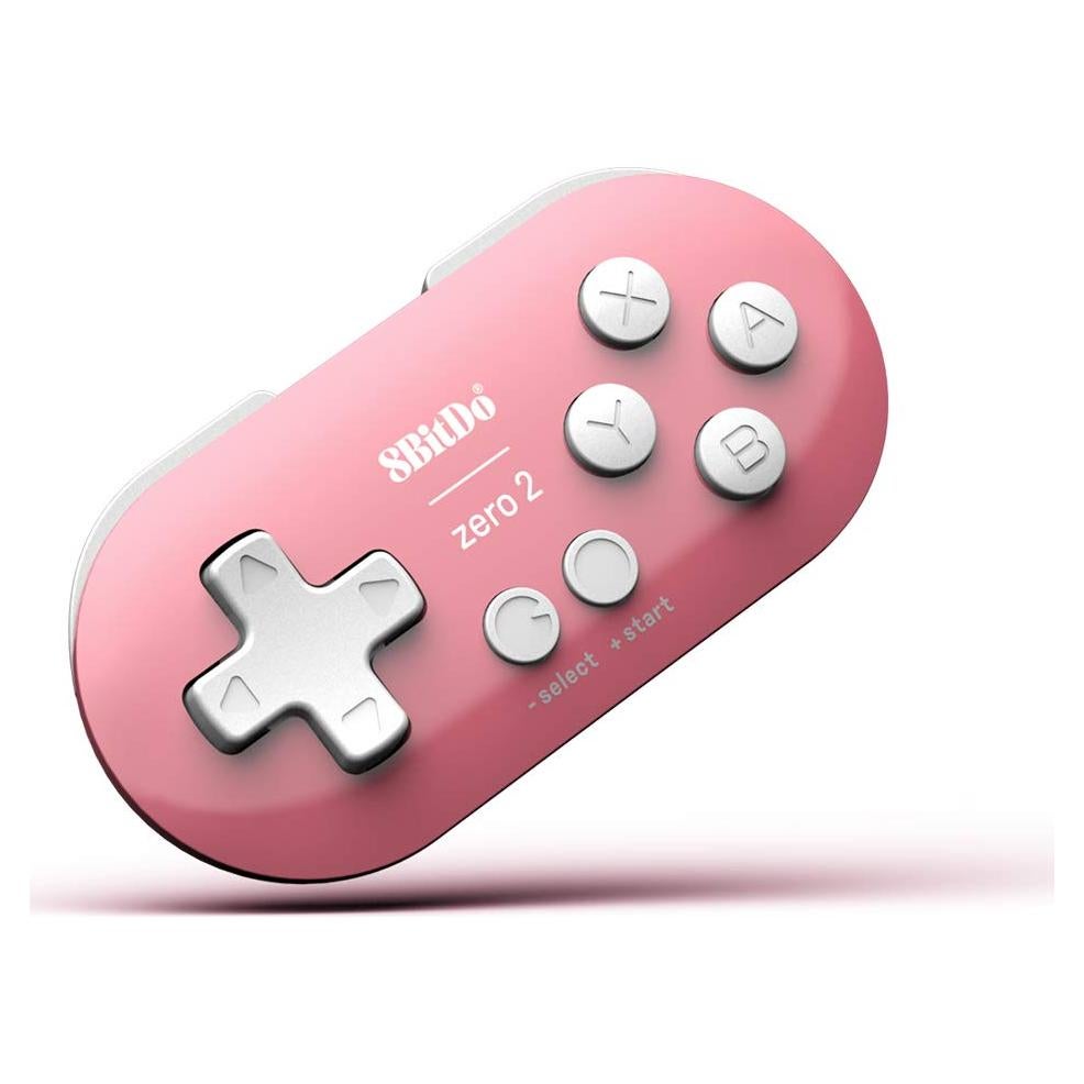 Controlador Mini Bluetooth 8Bitdo Zero 2 Rosa para Switch y PC