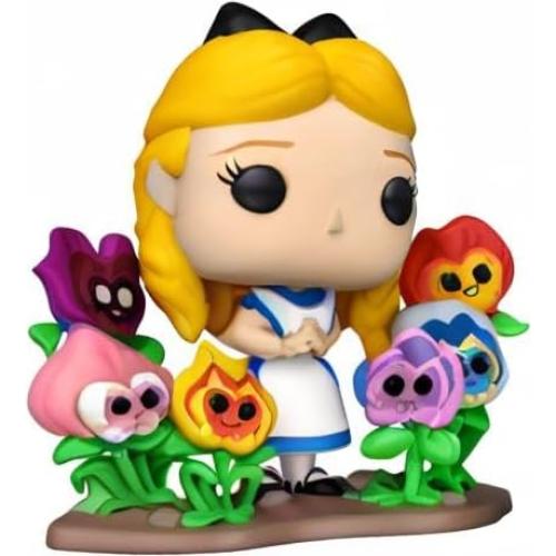 Funko POP Deluxe Alicia en el País de las Maravillas con Flores - 9.53 cm