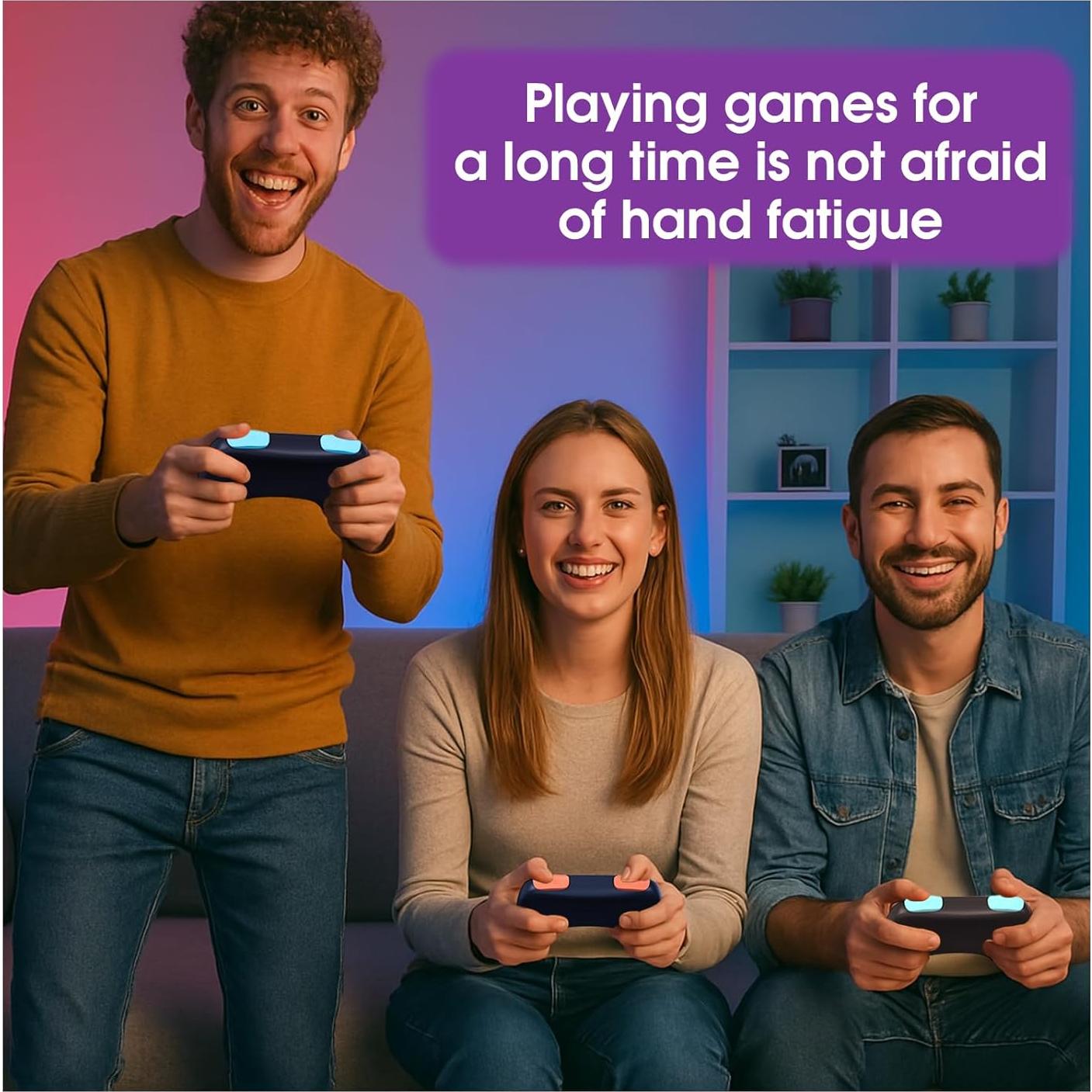 Agarraderas Ergonómicas HeatFun para Joy-Con Switch 2 - Negro