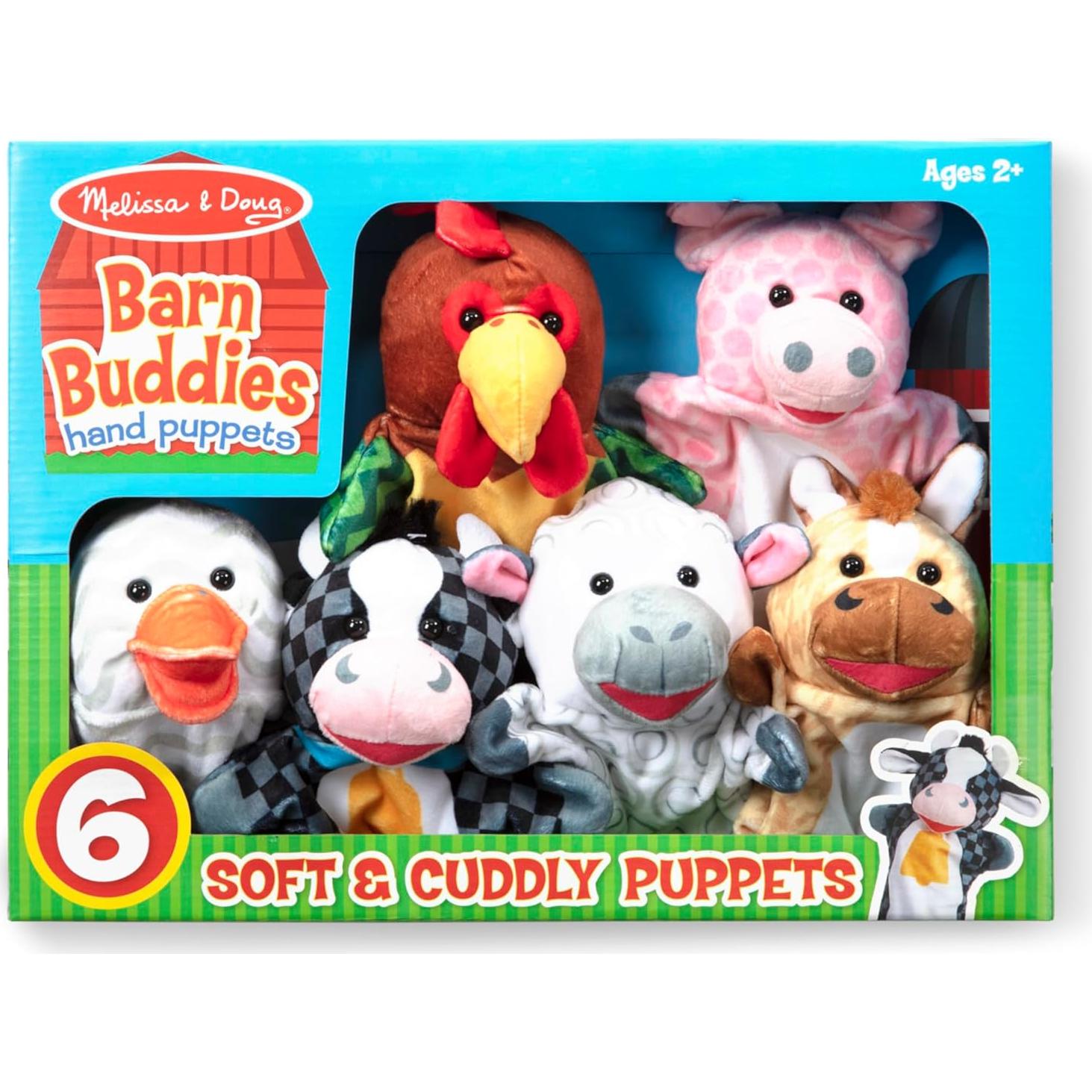 Set de 6 Títeres de Mano Melissa & Doug Animales de Granja