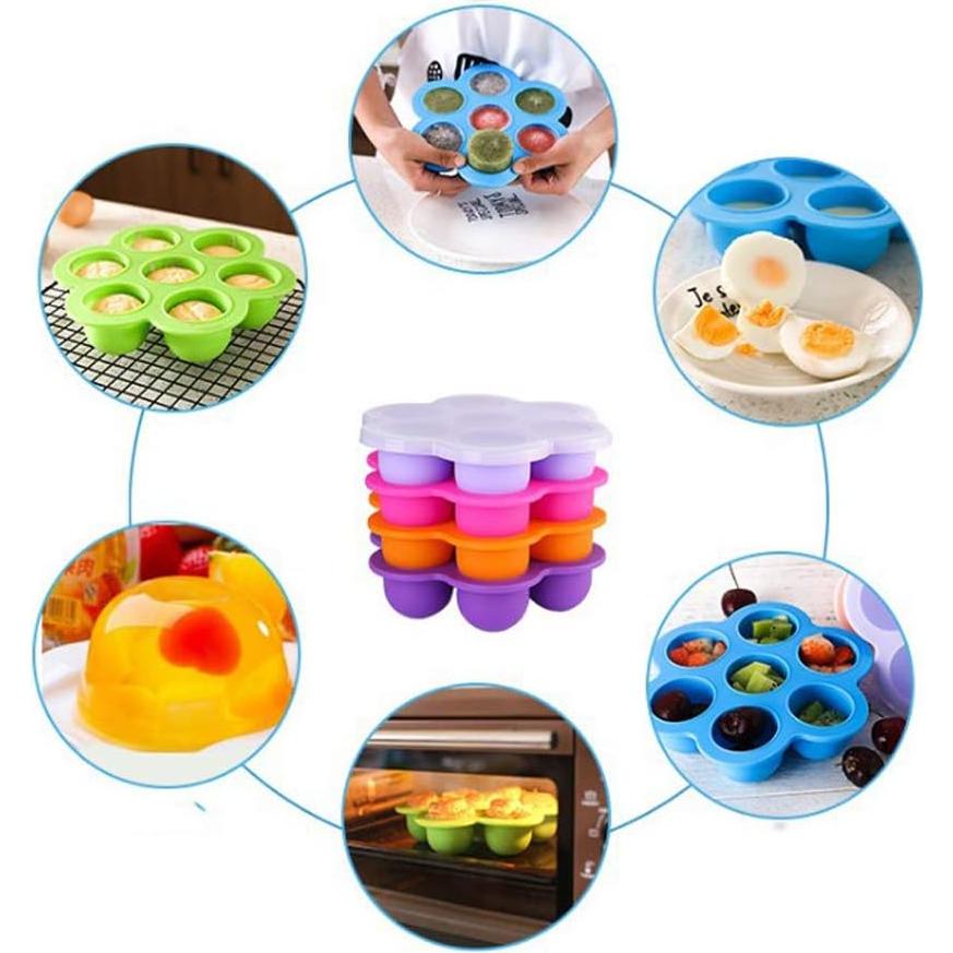 Moldes de Silicona para Huevos Skingwa 16x16cm 2 Piezas