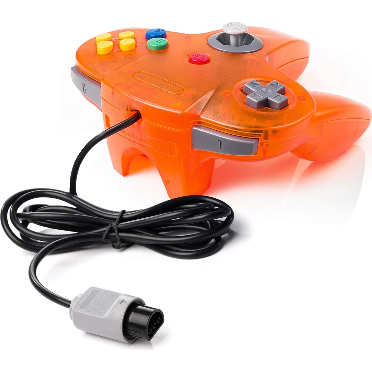 Paquete 2 Controladores Clásicos N64 Suily con Cable 1.8m