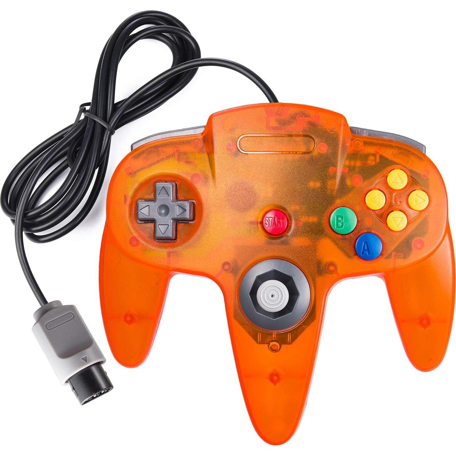 Paquete 2 Controladores Clásicos N64 Suily con Cable 1.8m