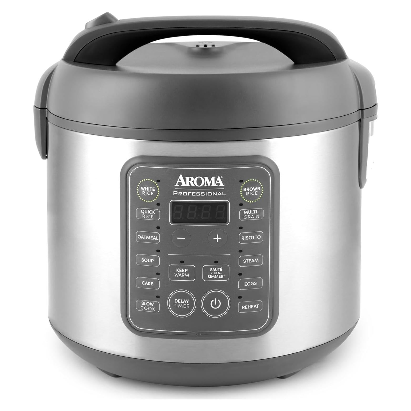 Olla Arrocera Digital AROMA 10 Tazas Gris Multicocinera 15 en 1