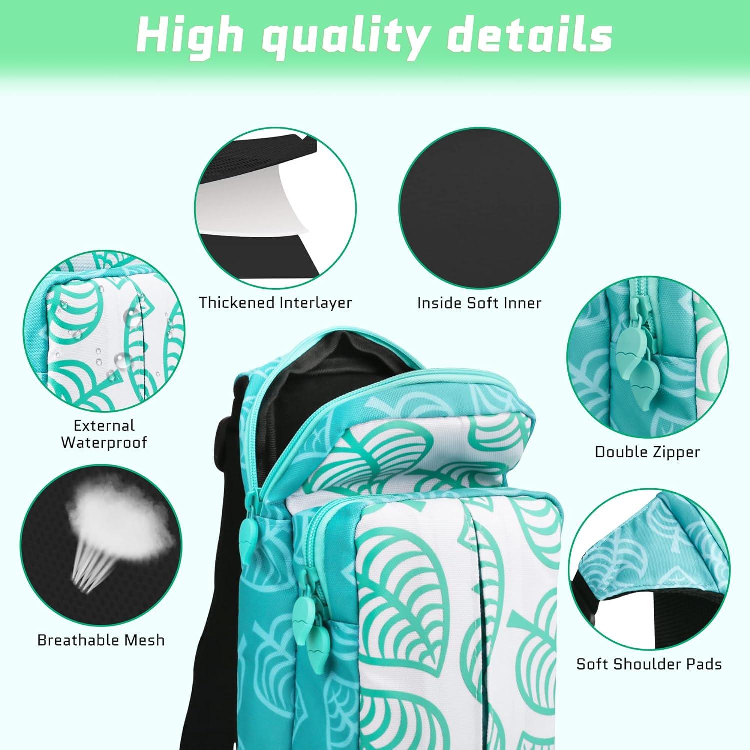 Bolsa de Viaje GLDRAM para Nintendo Switch con Funda y Accesorios