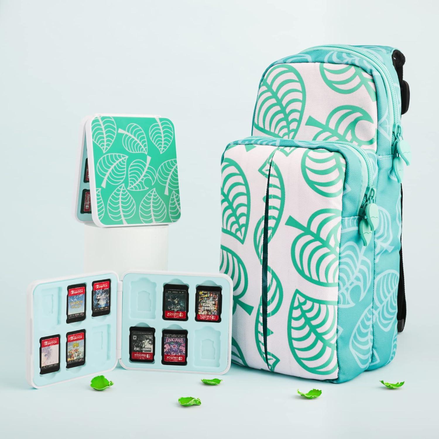 Bolsa de Viaje GLDRAM para Nintendo Switch con Funda y Accesorios