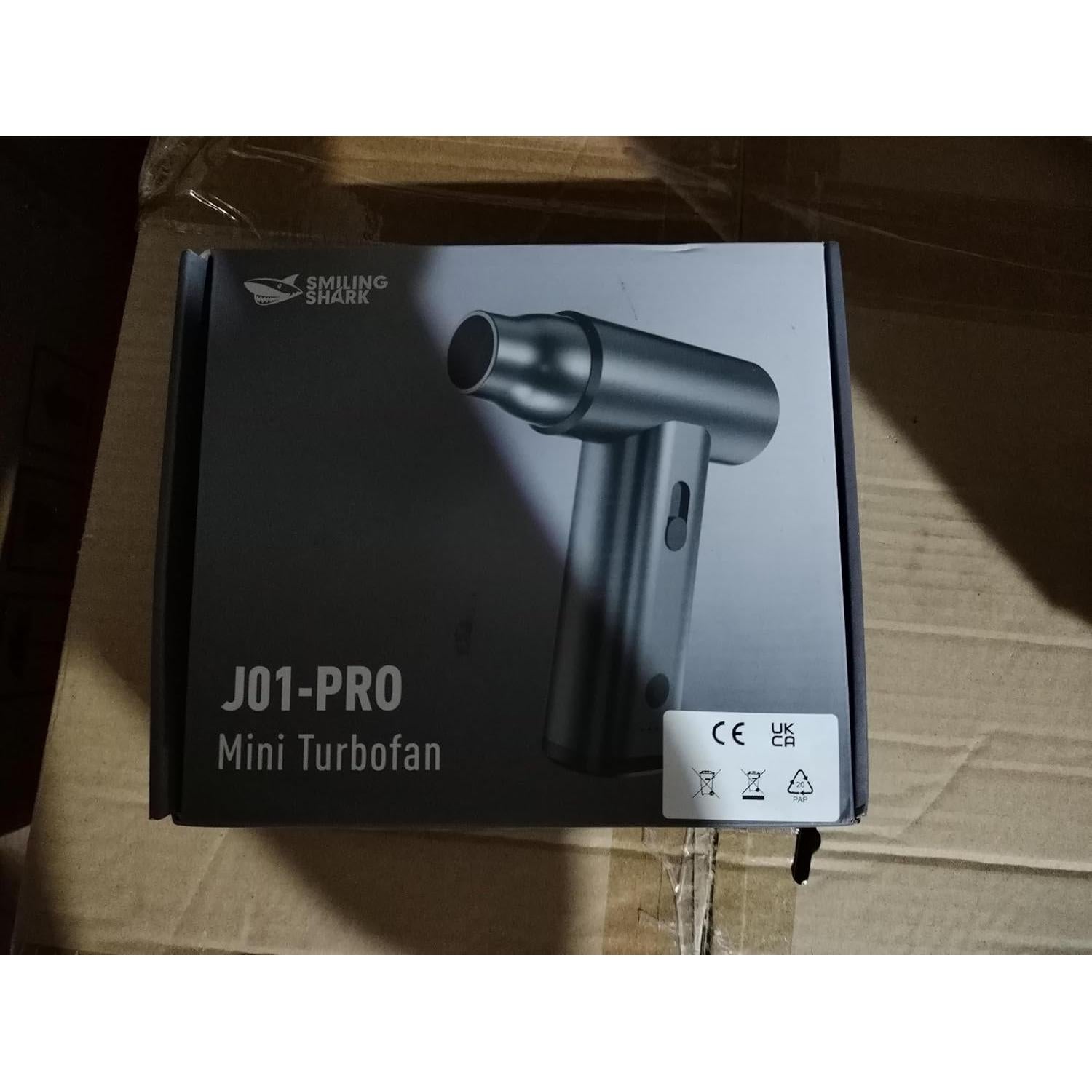 Soplador de Aire Eléctrico Smiling Shark J01 130000RPM Negro