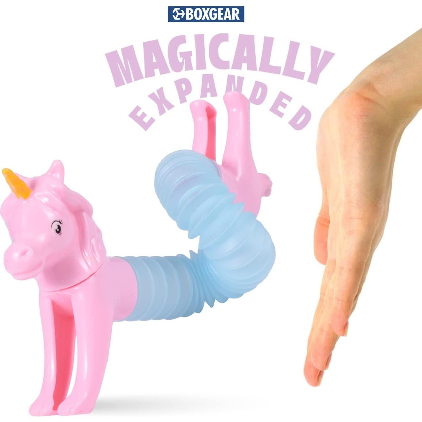 Paquete de 10 Tubos LED Pop Boxgear para Niños - Juguetes Sensoriales