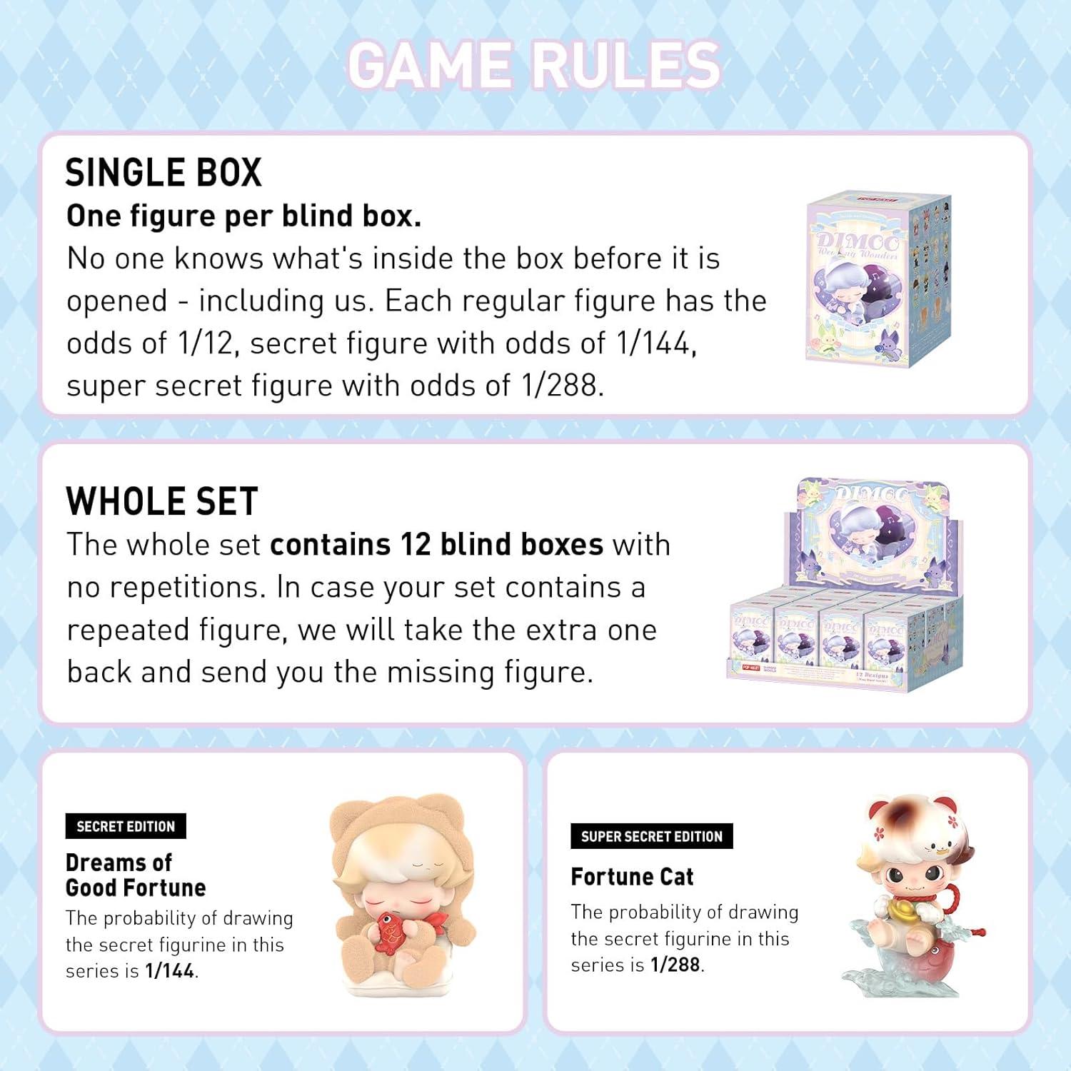 Figuras coleccionables POP MART DIMOO Weaving Wonders - 12 piezas