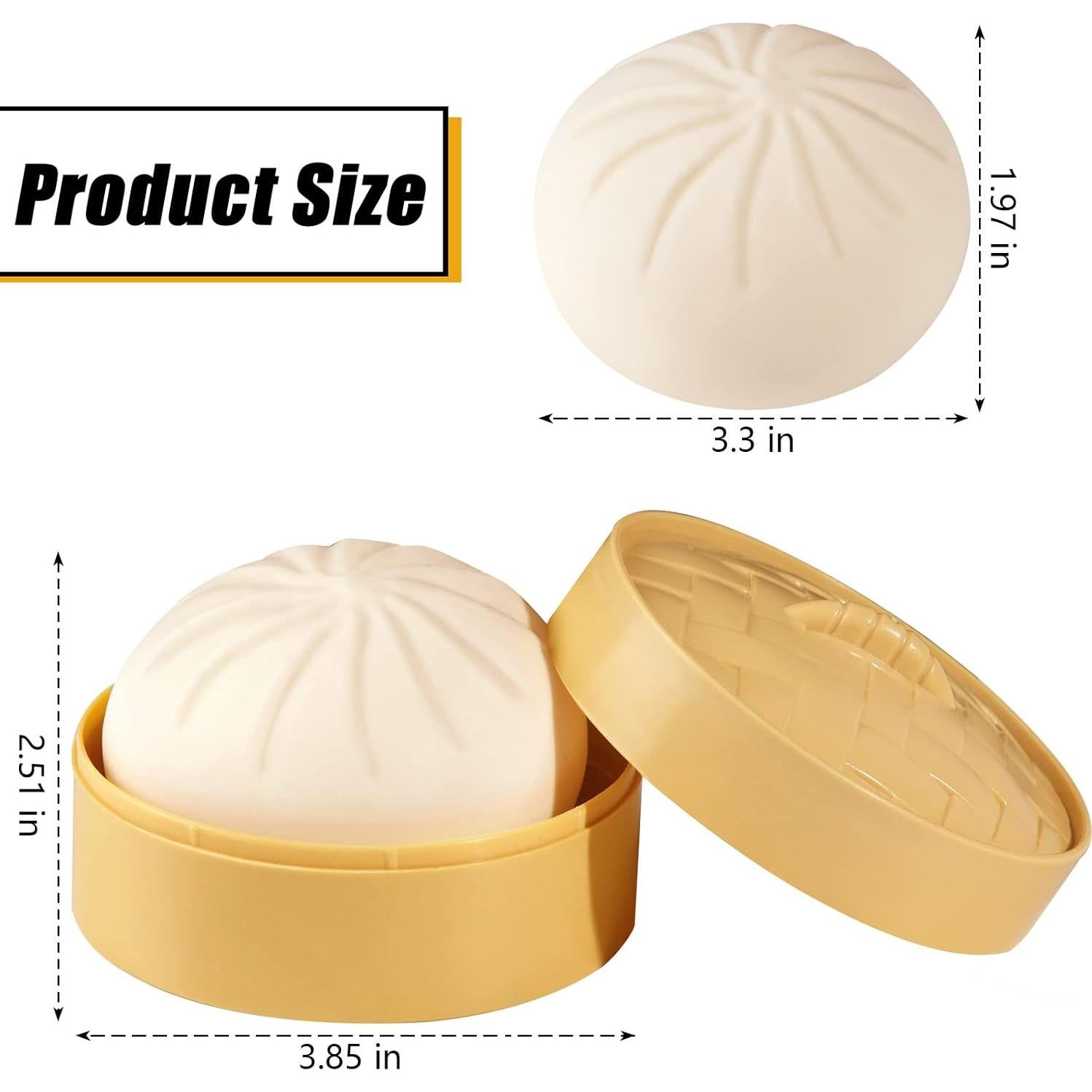 Bola de Estrés Dumpling FFNIU 141g Juguete Antiestrés