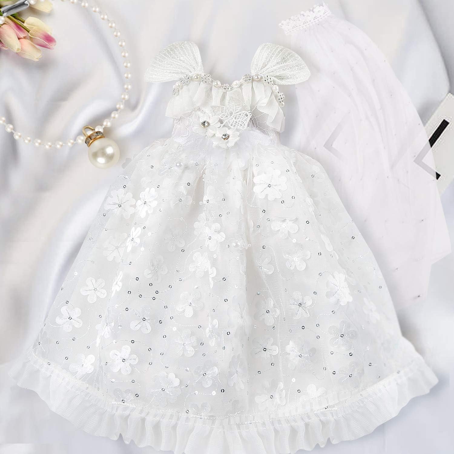 Conjunto de Vestido de Boda para Muñeca 18" Lausomile