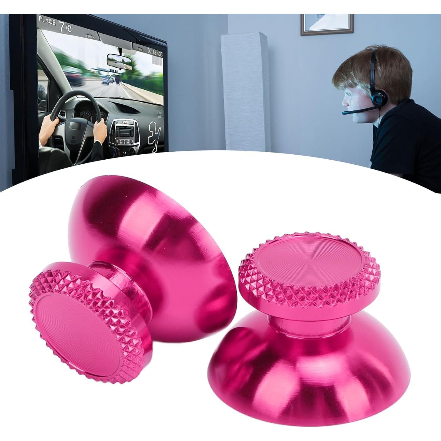 Pomya Thumbsticks Analógicos de Metal para Controlador - Berenjena