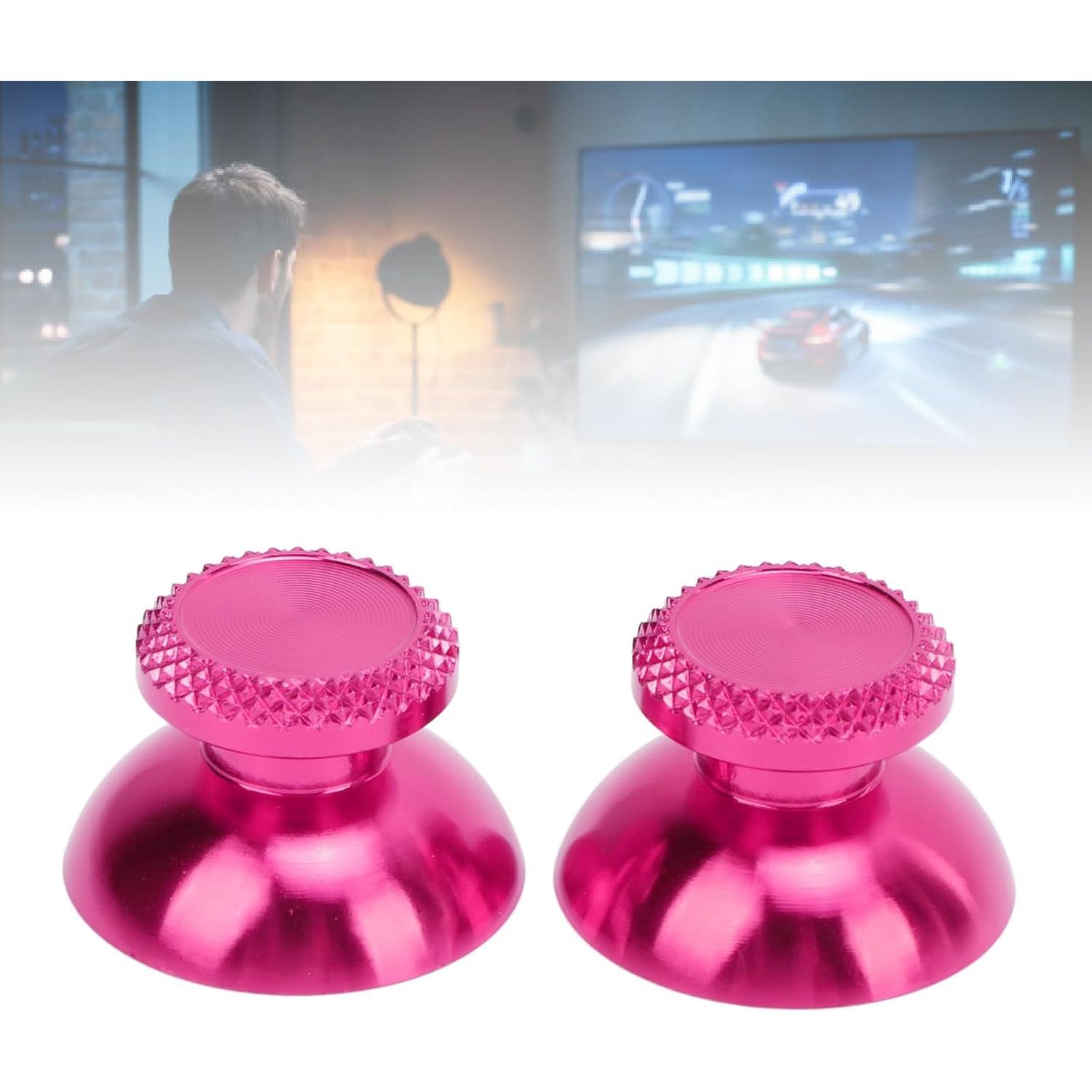 Pomya Thumbsticks Analógicos de Metal para Controlador - Berenjena