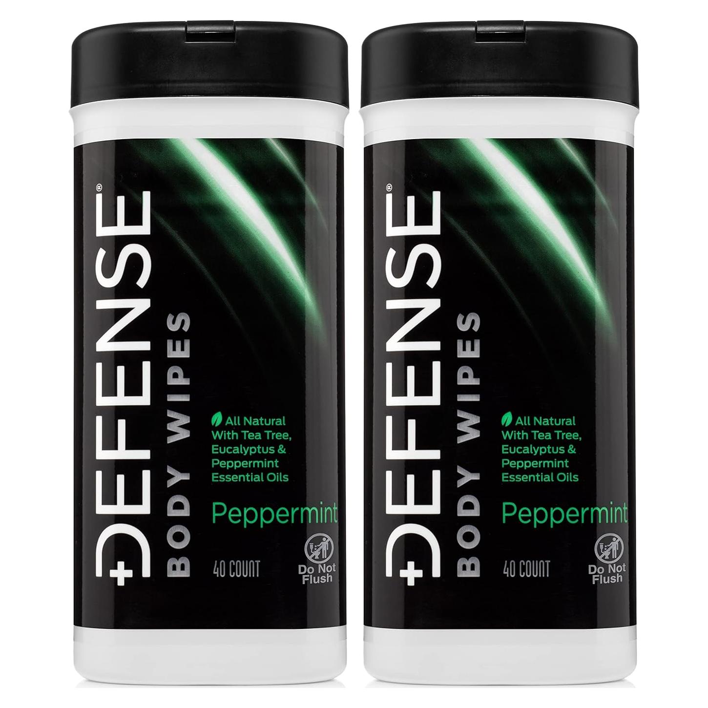 Toallitas Corporales Menta Defense Soap 40 Unidades