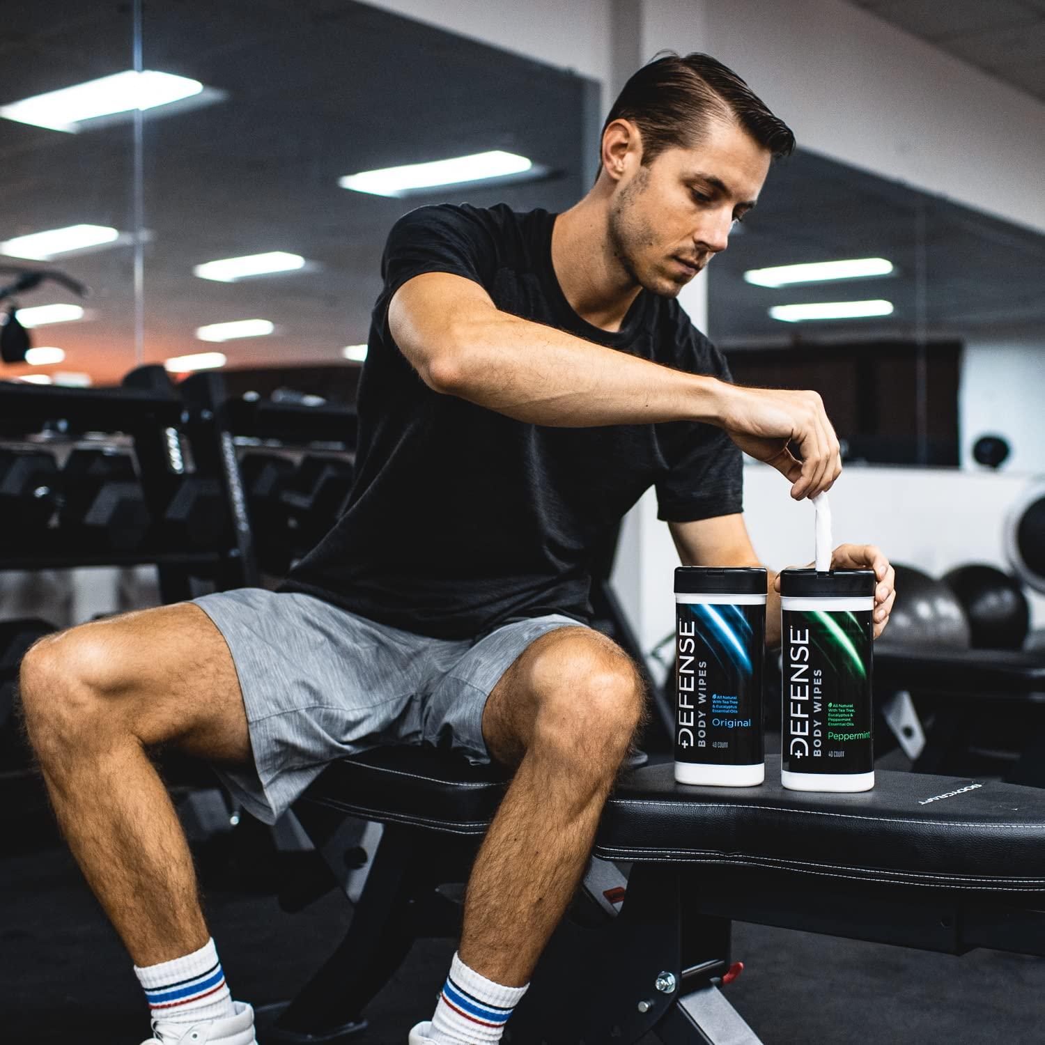 Toallitas Corporales Menta Defense Soap 40 Unidades