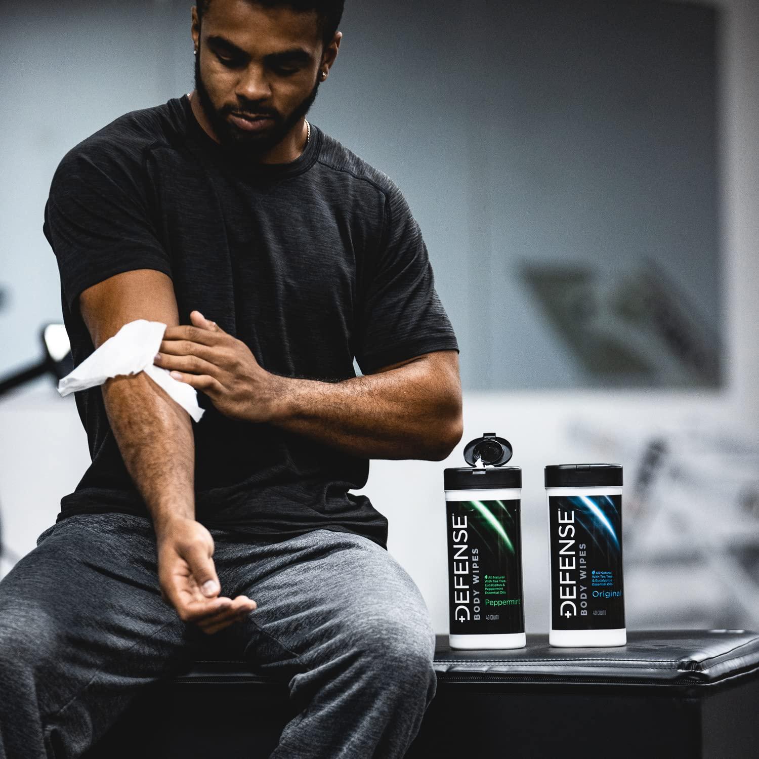 Toallitas Corporales Menta Defense Soap 40 Unidades