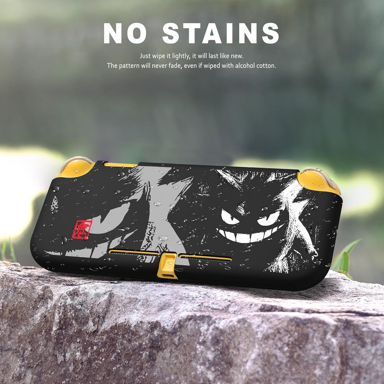 Funda Protectora TPU Kawaii para Nintendo Switch Lite - Cómics Negros