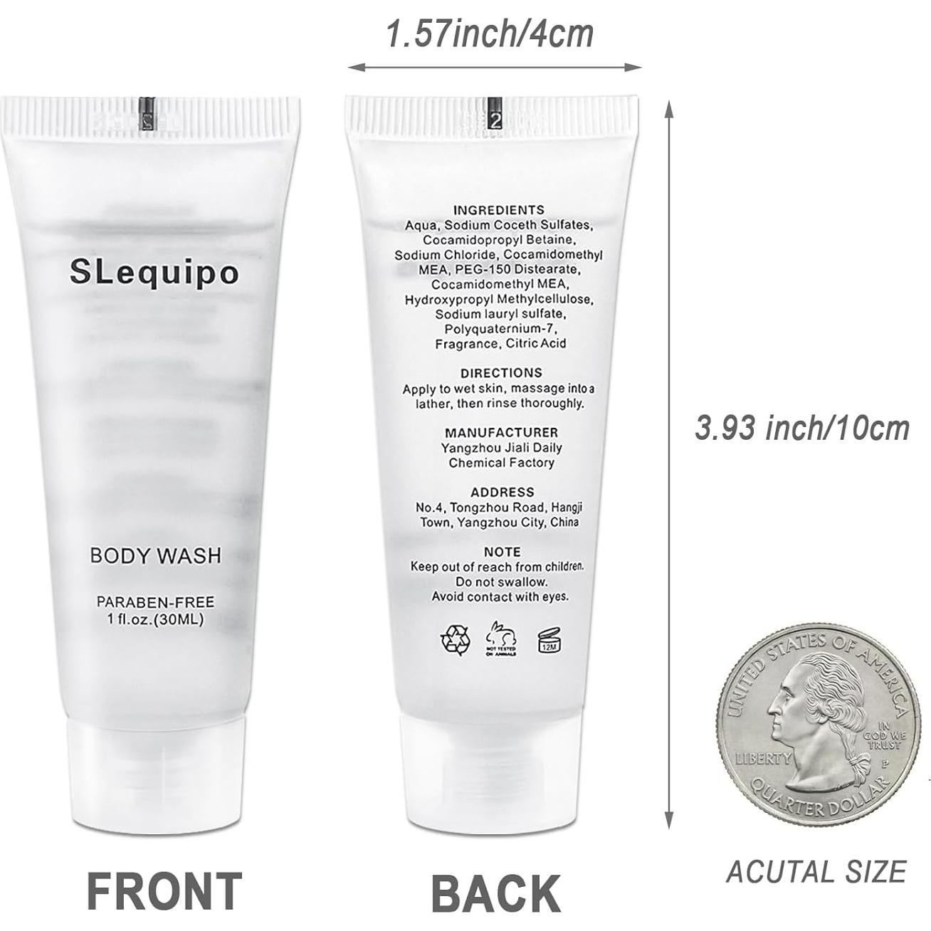 Gel de Ducha Mini SLequipo 30 Paquete 30 ml Fragancia Neutra