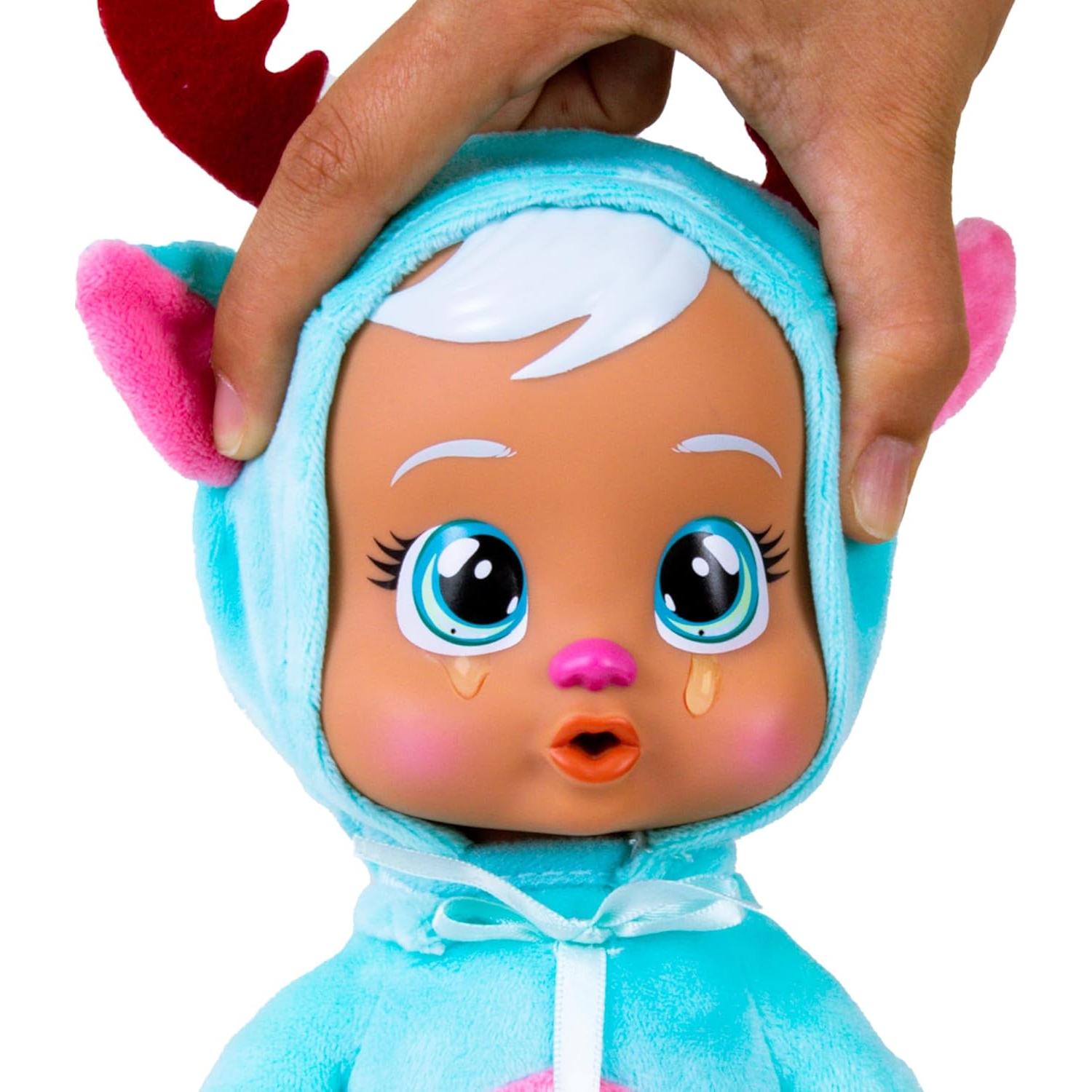 Muñeca Cry Babies Tiny Cuddles Eve 23 cm Reno Navidad