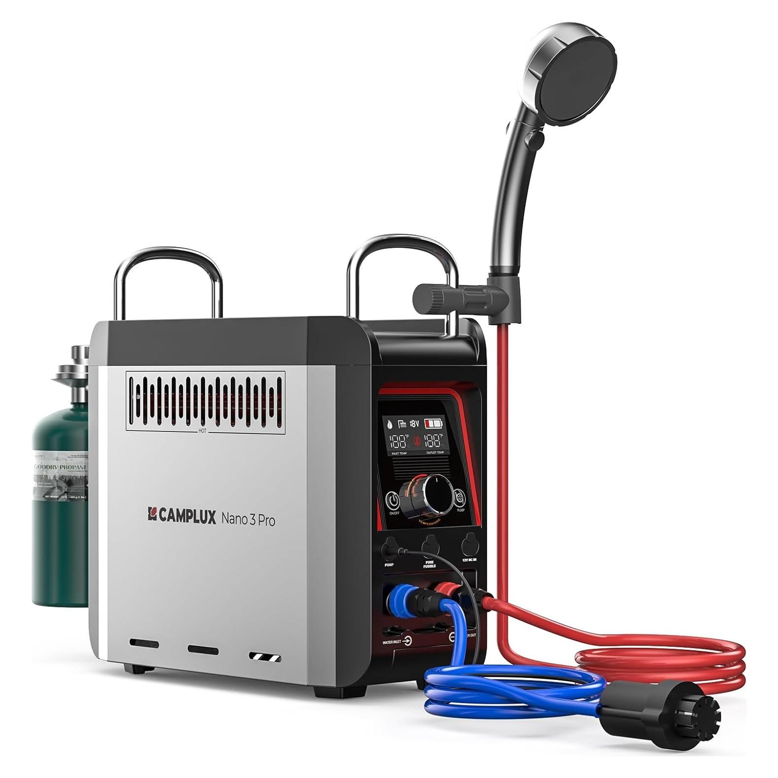 Calentador de Agua Portátil CAMPLUX Nano 3 Pro 6.2 kg