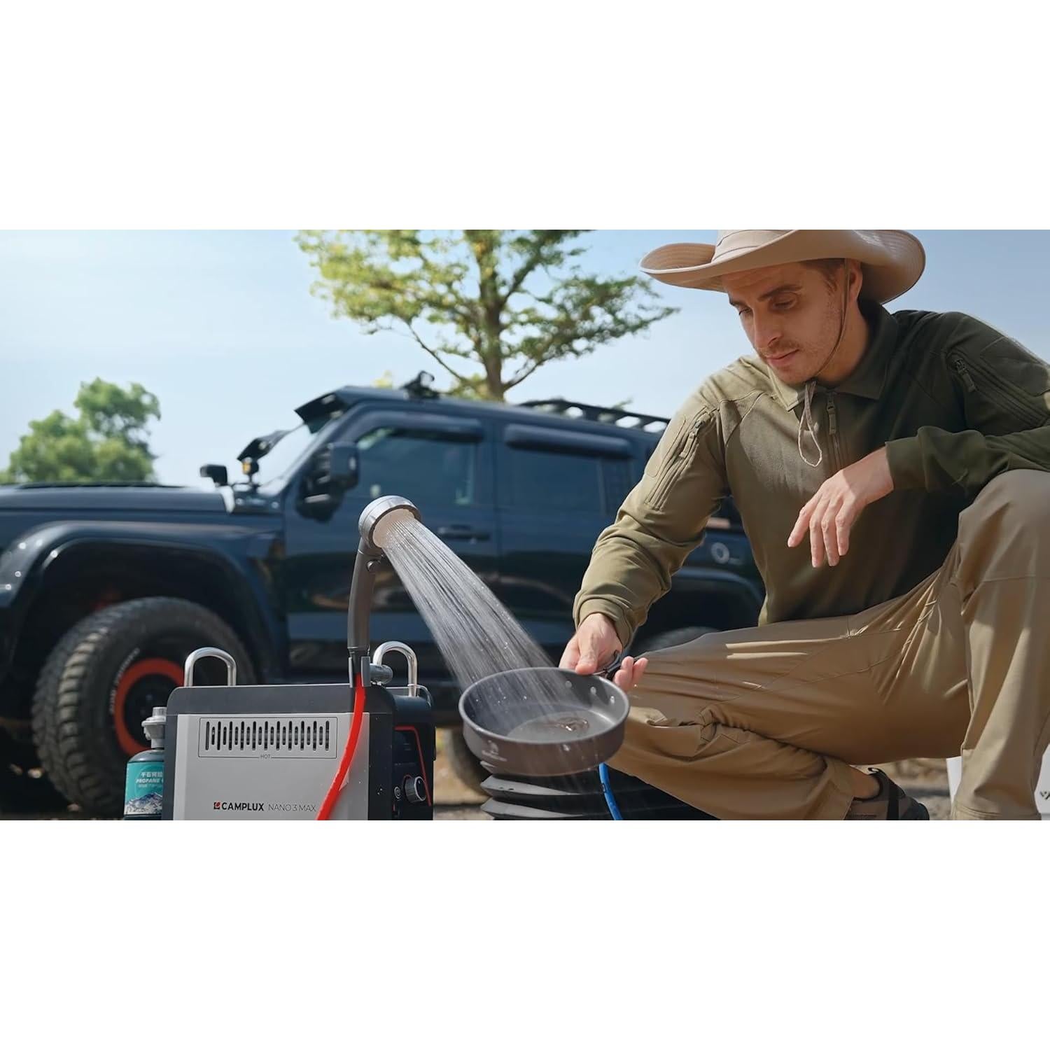 Calentador de Agua Portátil CAMPLUX Nano 3 Pro 6.2 kg