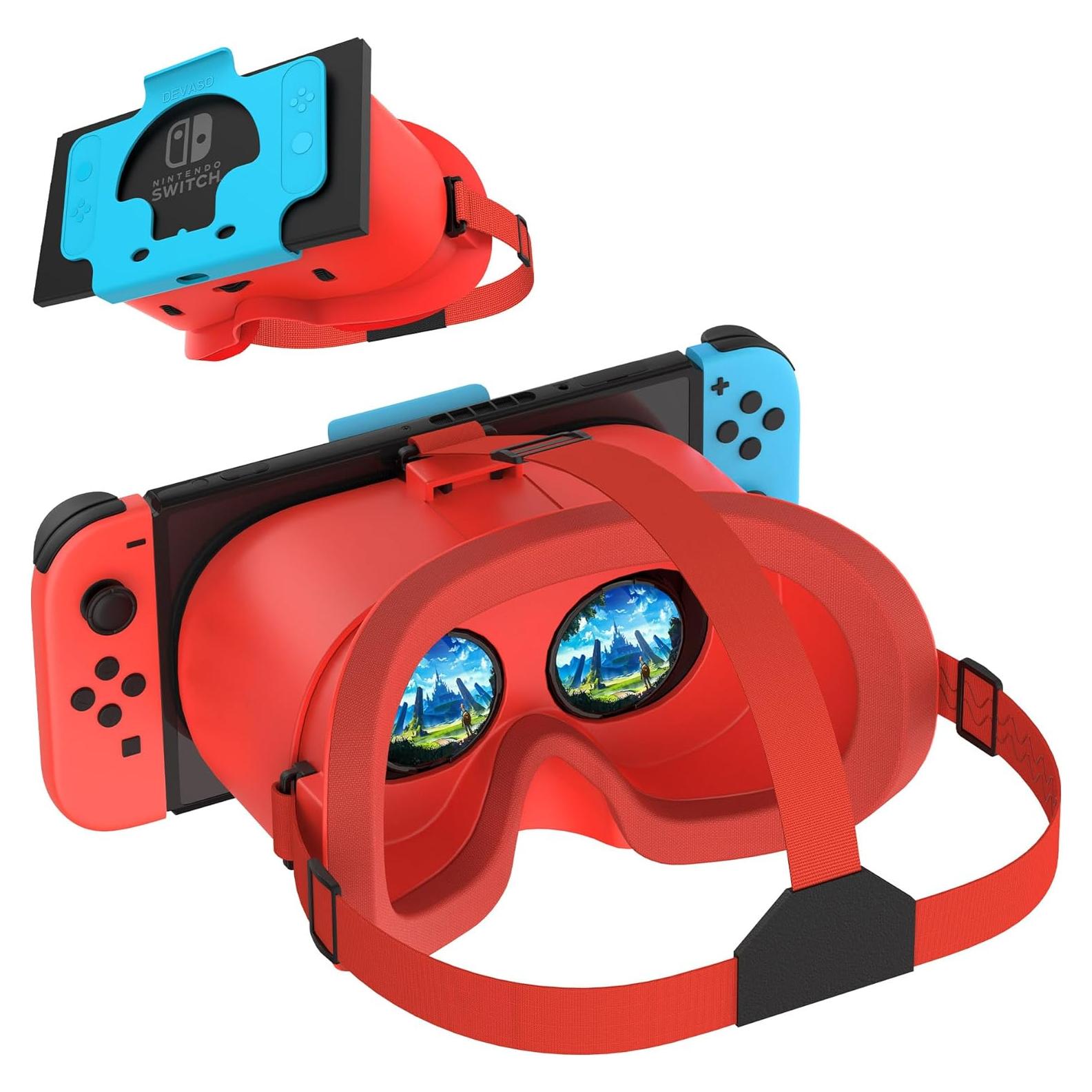 Auriculares VR TIMETOP para Nintendo Switch OLED - Lentes HD Ajustables