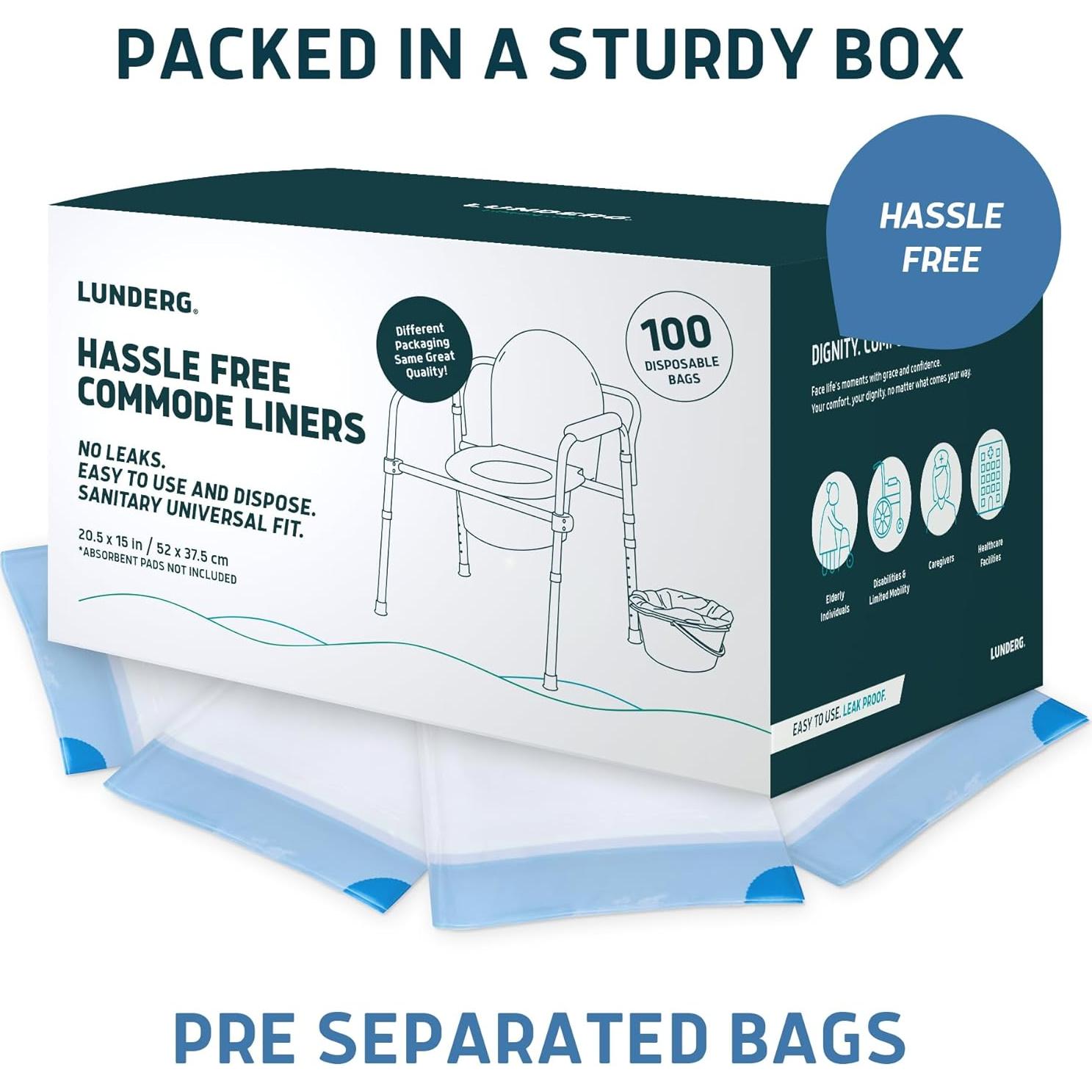 Forros Desechables Lunderg 100 Unidades Ajuste Universal