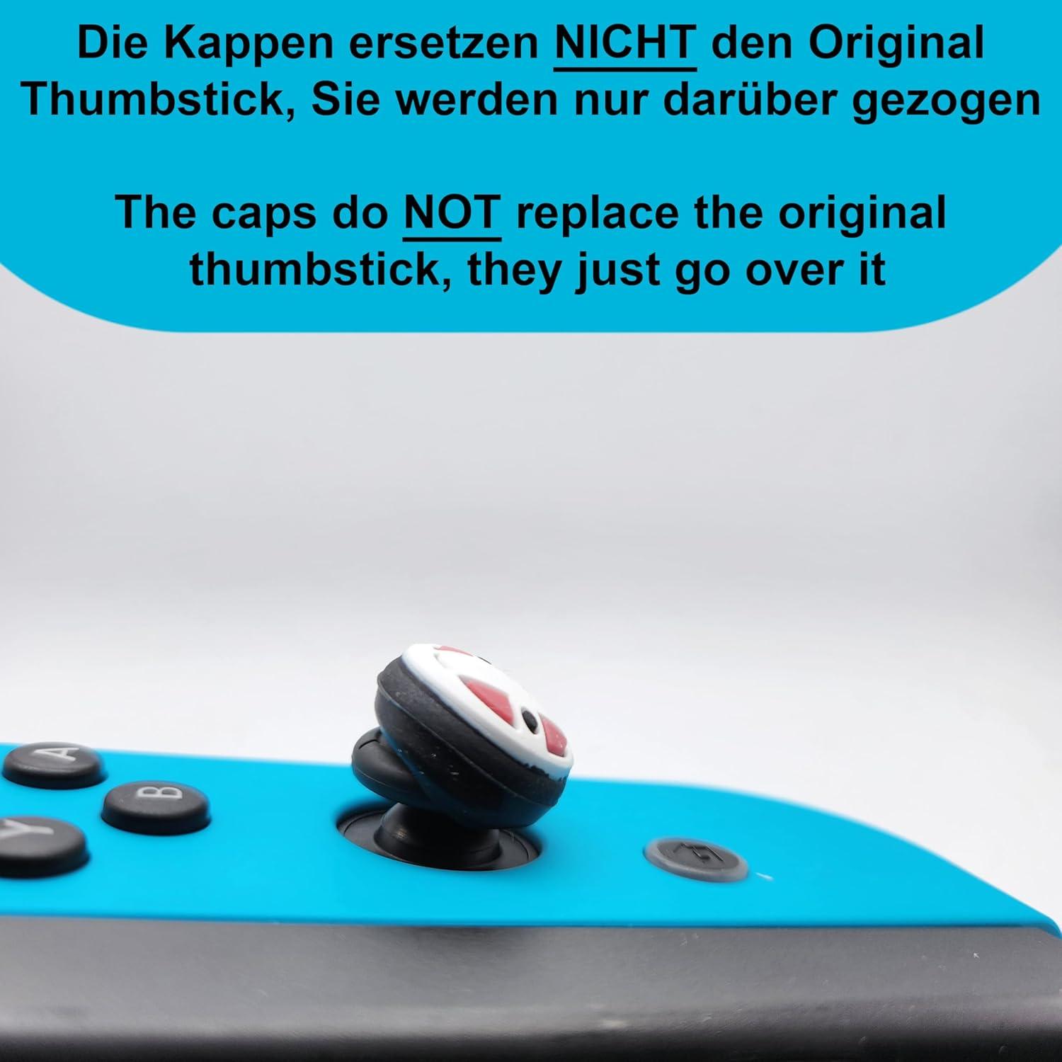 Tapas de Agarre MatoSan para Joystick Switch Joy-Con - Silicona