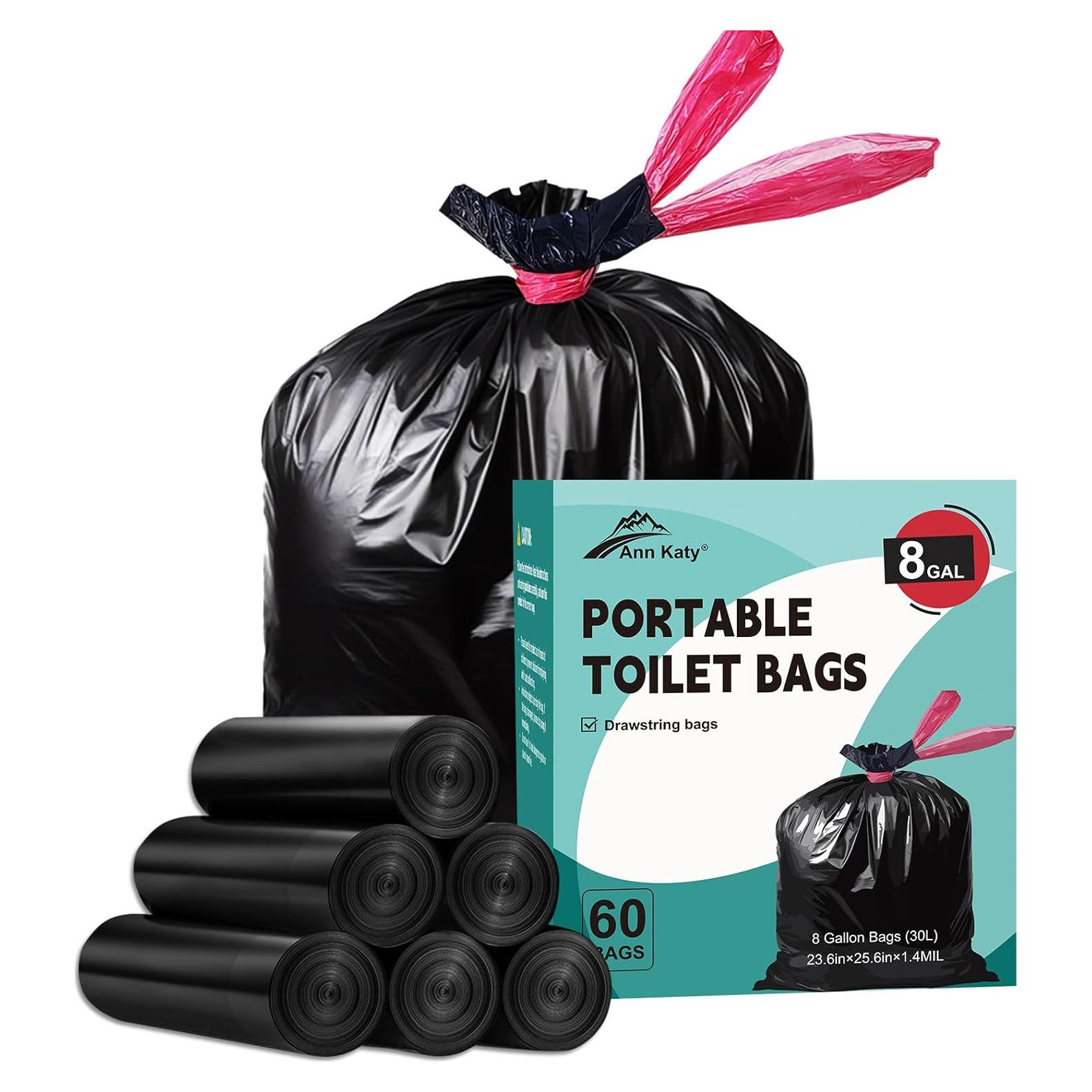 Bolsas de Inodoro Portátiles Ann Katy 60 Piezas 30L