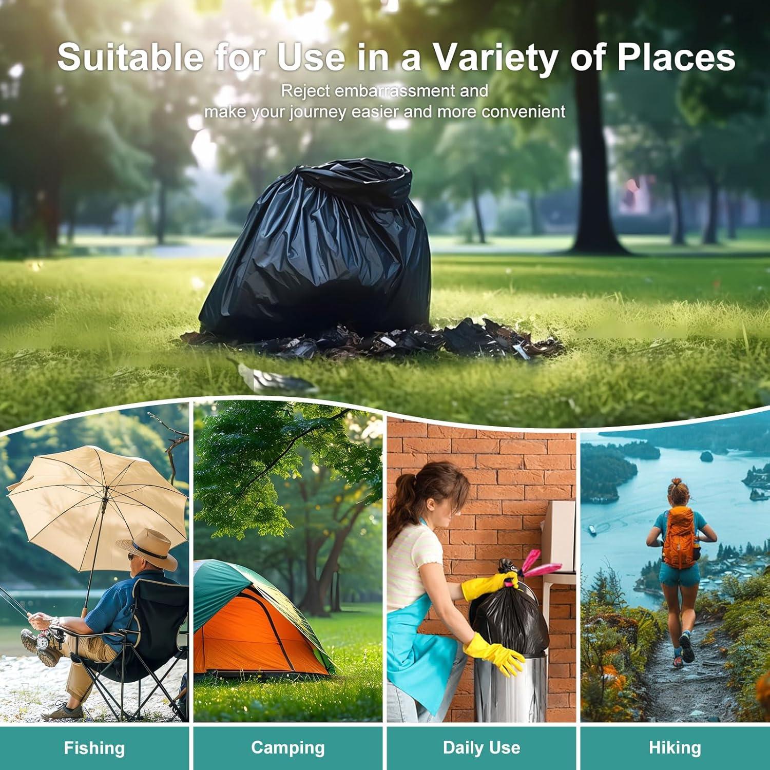 Bolsas de Inodoro Portátiles Ann Katy 60 Piezas 30L