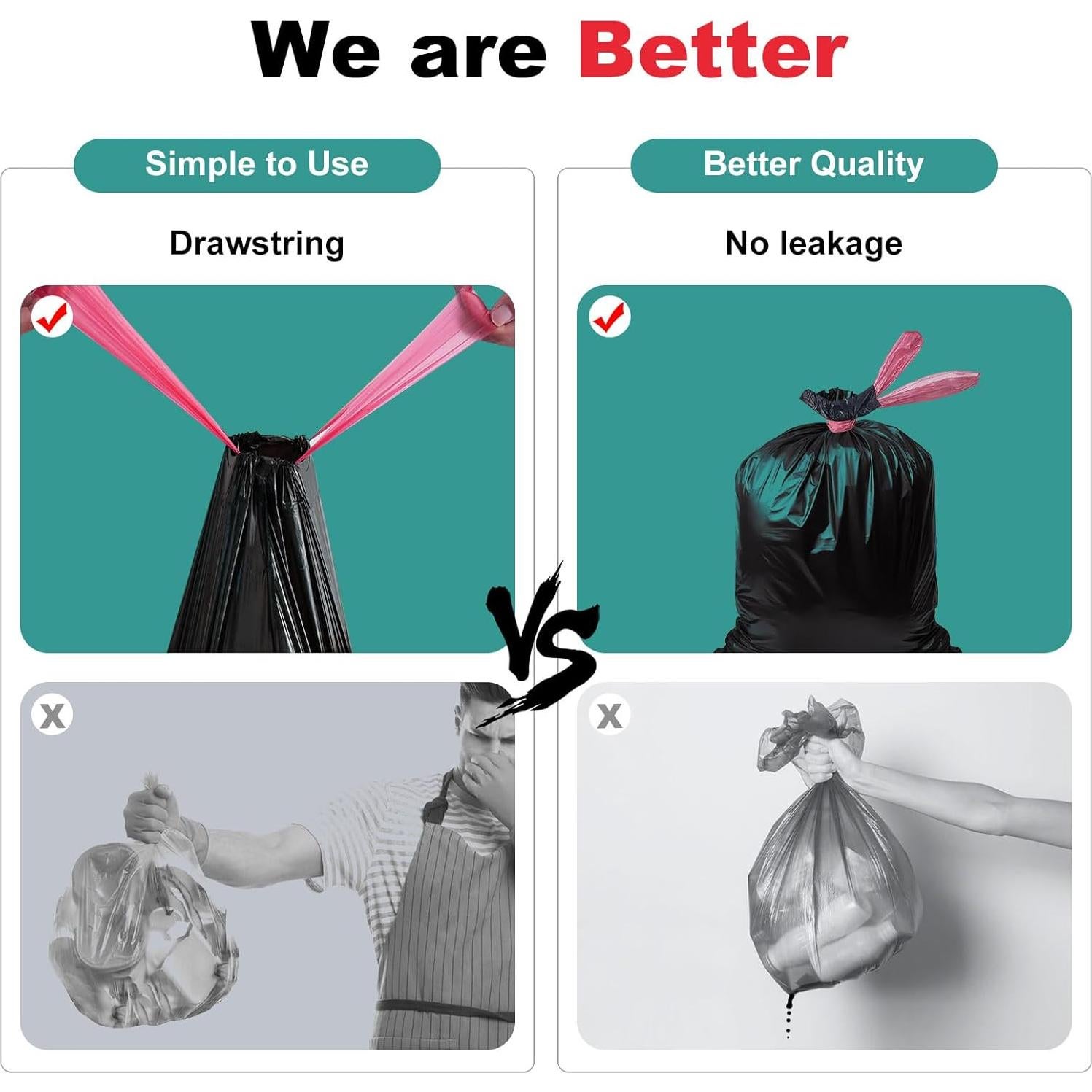 Bolsas de Inodoro Portátiles Ann Katy 60 Piezas 30L