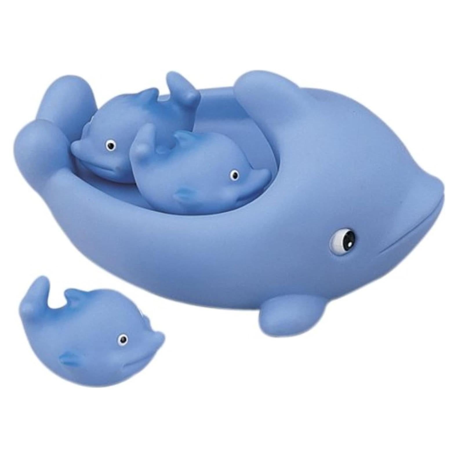 Juego de Baño de Delfines de Juguete Playmaker - 4 Piezas