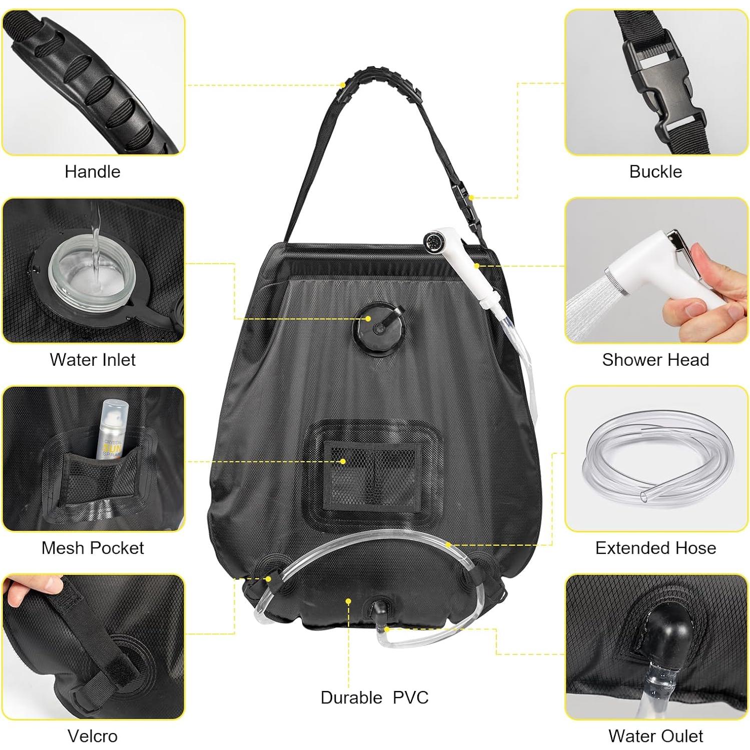 Tienda de Ducha Portátil G2 GO2GETHER 120x120 cm 5 Personas