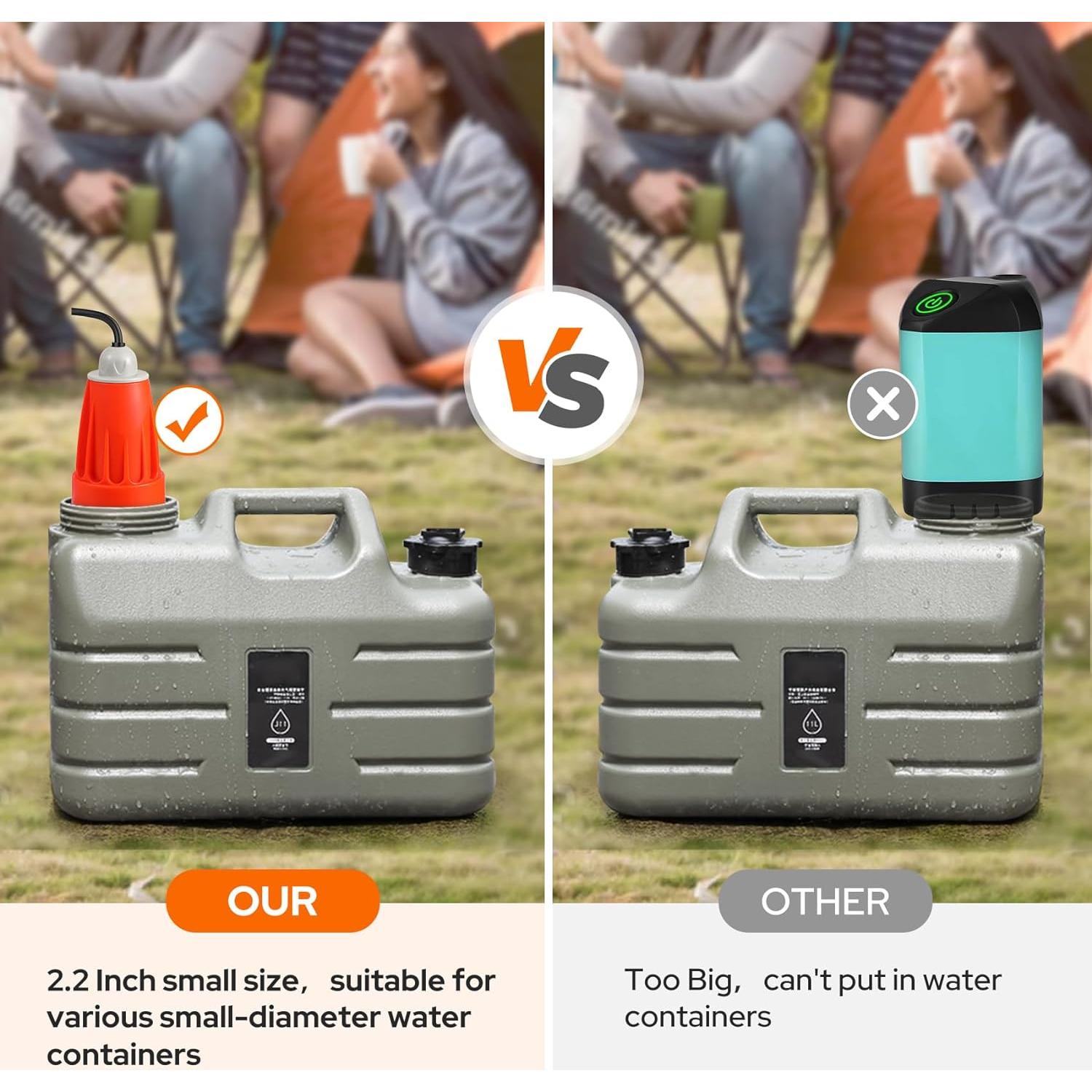 Ducha Portátil KEDSUM GFS-1701 con 2 Baterías Recargables