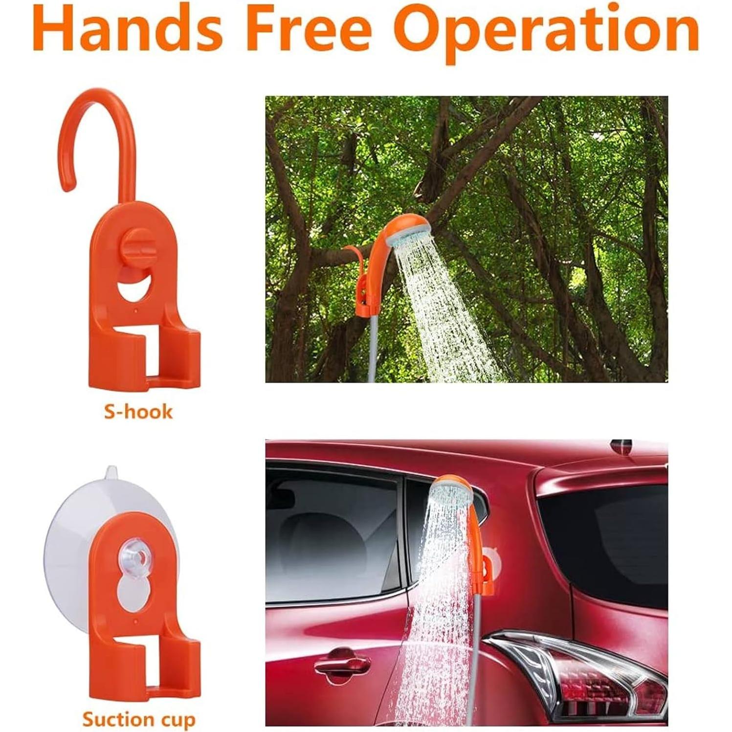 Ducha Portátil KEDSUM GFS-1701 con 2 Baterías Recargables