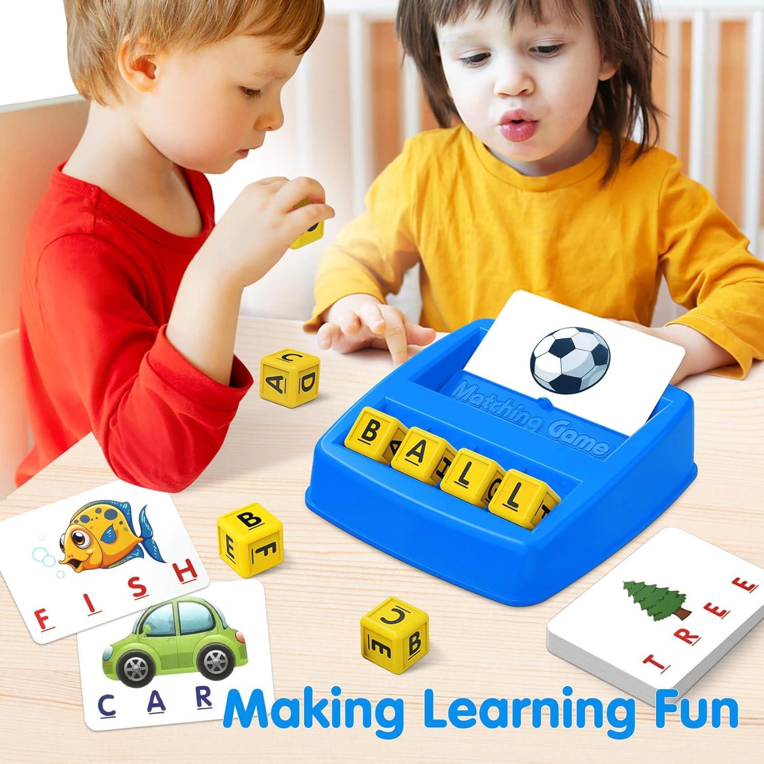 Juguete Educativo HahaGift para Niños 3-5 Años - Juego de Letras